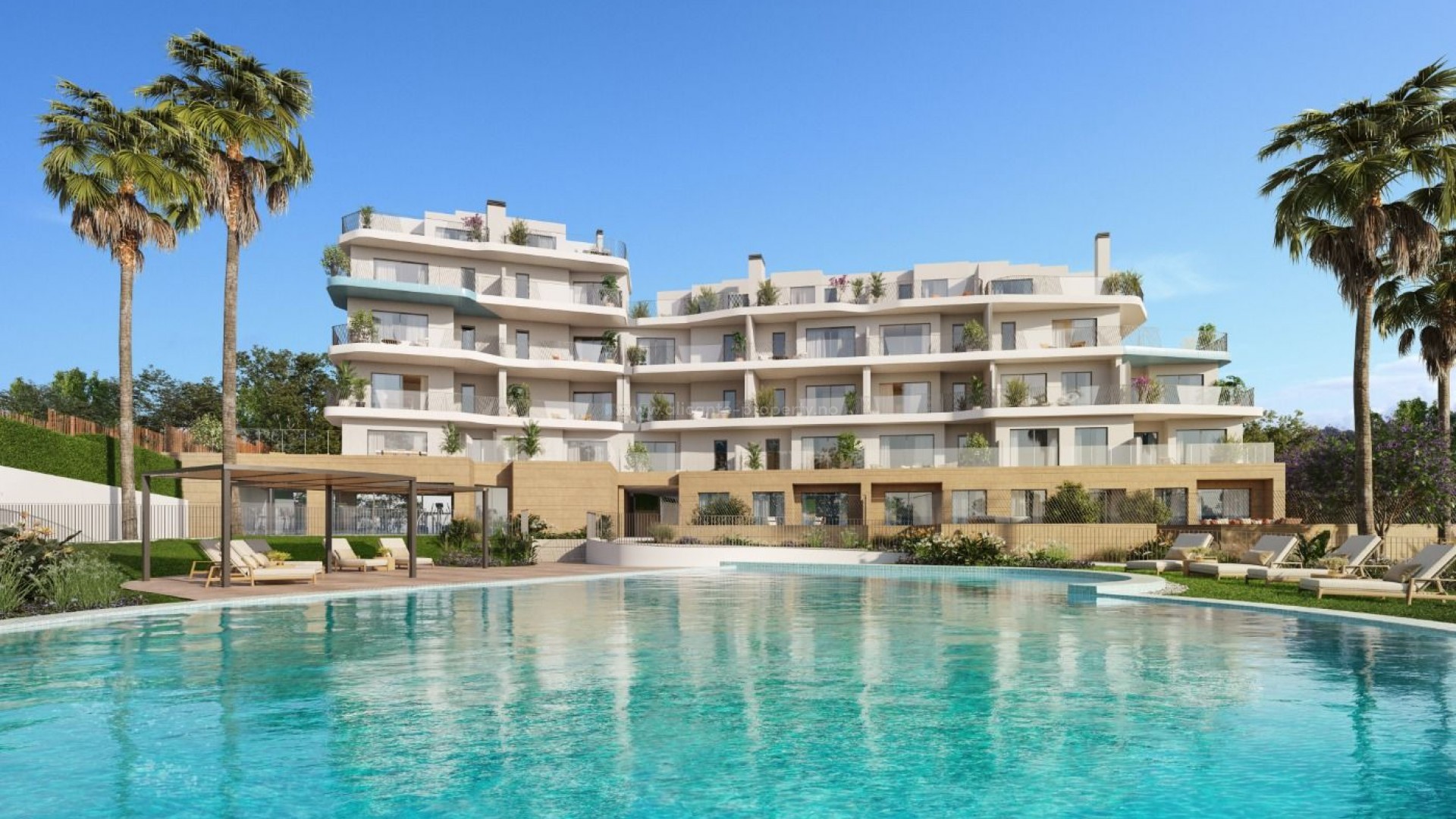 25 luxury apartments in Villajoyosa, just 50 meters from the sea, 2/3 bedrooms, 2 bathrooms, large terraces and great shared pool gym, sauna, steam room