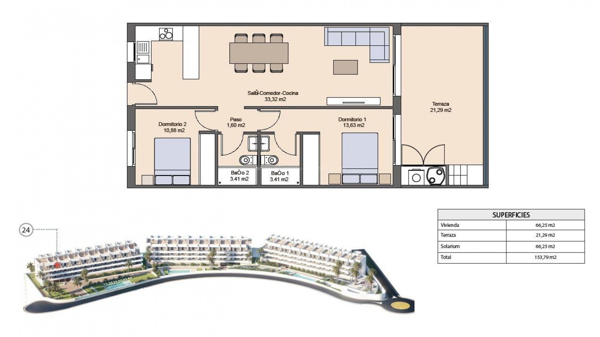 Apartamento / piso en Balcón de finestrat