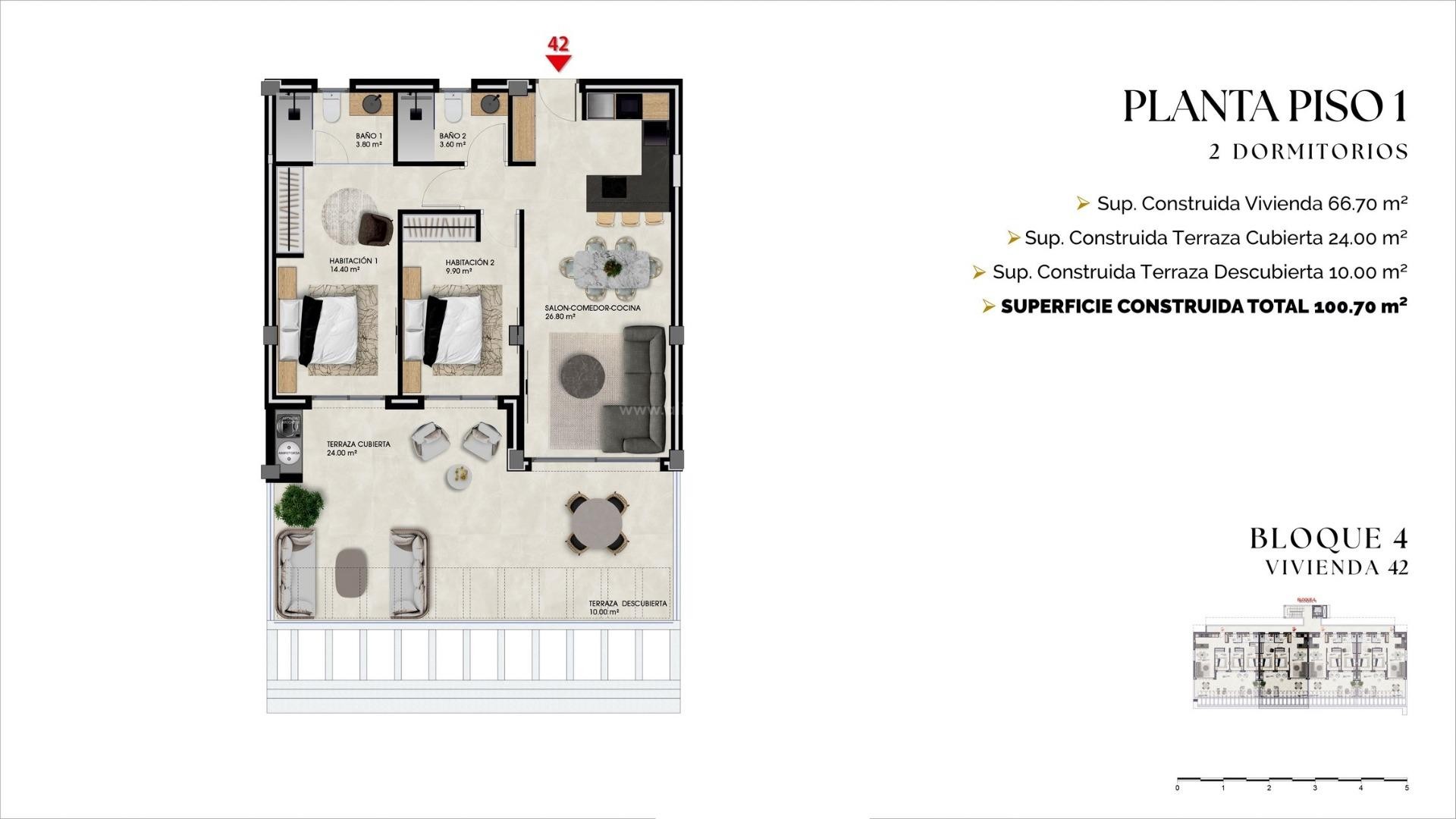 Apartamento / piso en Balcón de finestrat