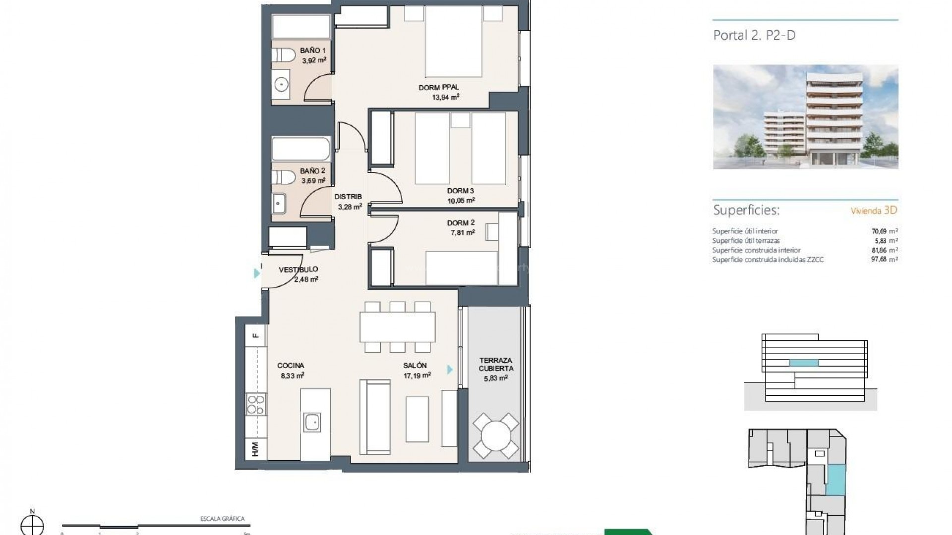 Apartamento / piso en Benalua