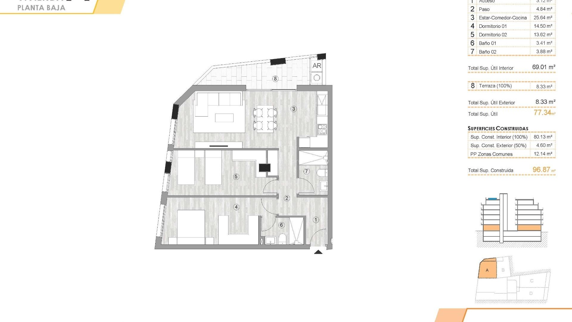 Apartamento / piso en Center