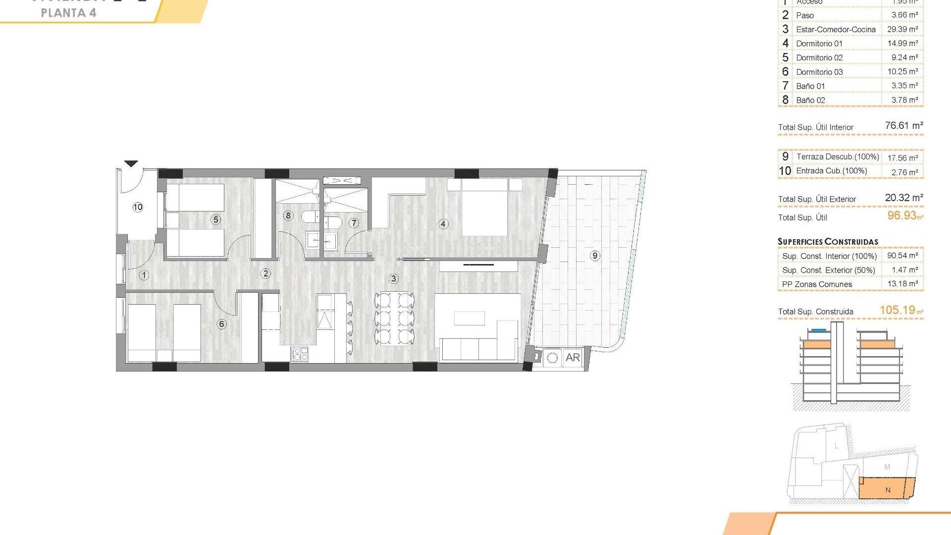 Apartamento / piso en Center