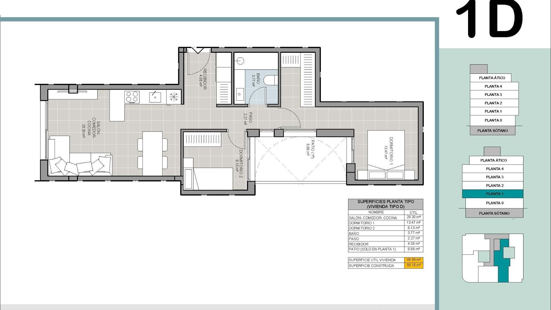 Apartamento / piso en El acequión