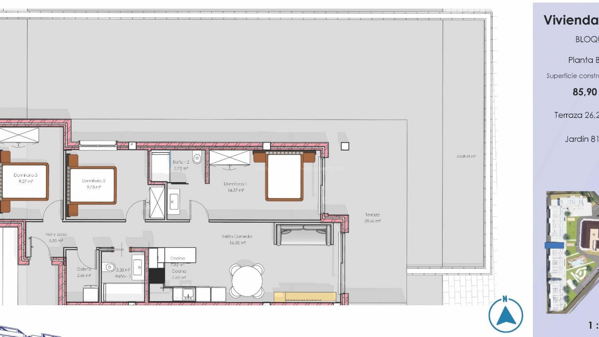 Apartamento / piso en El Raso