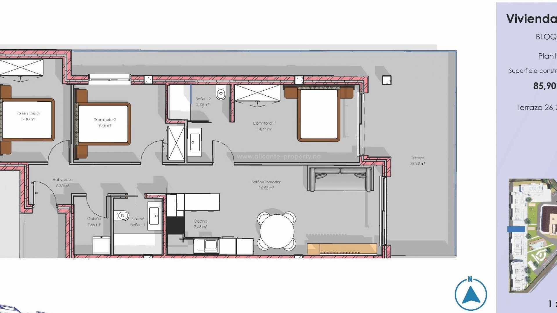 Apartamento / piso en El Raso