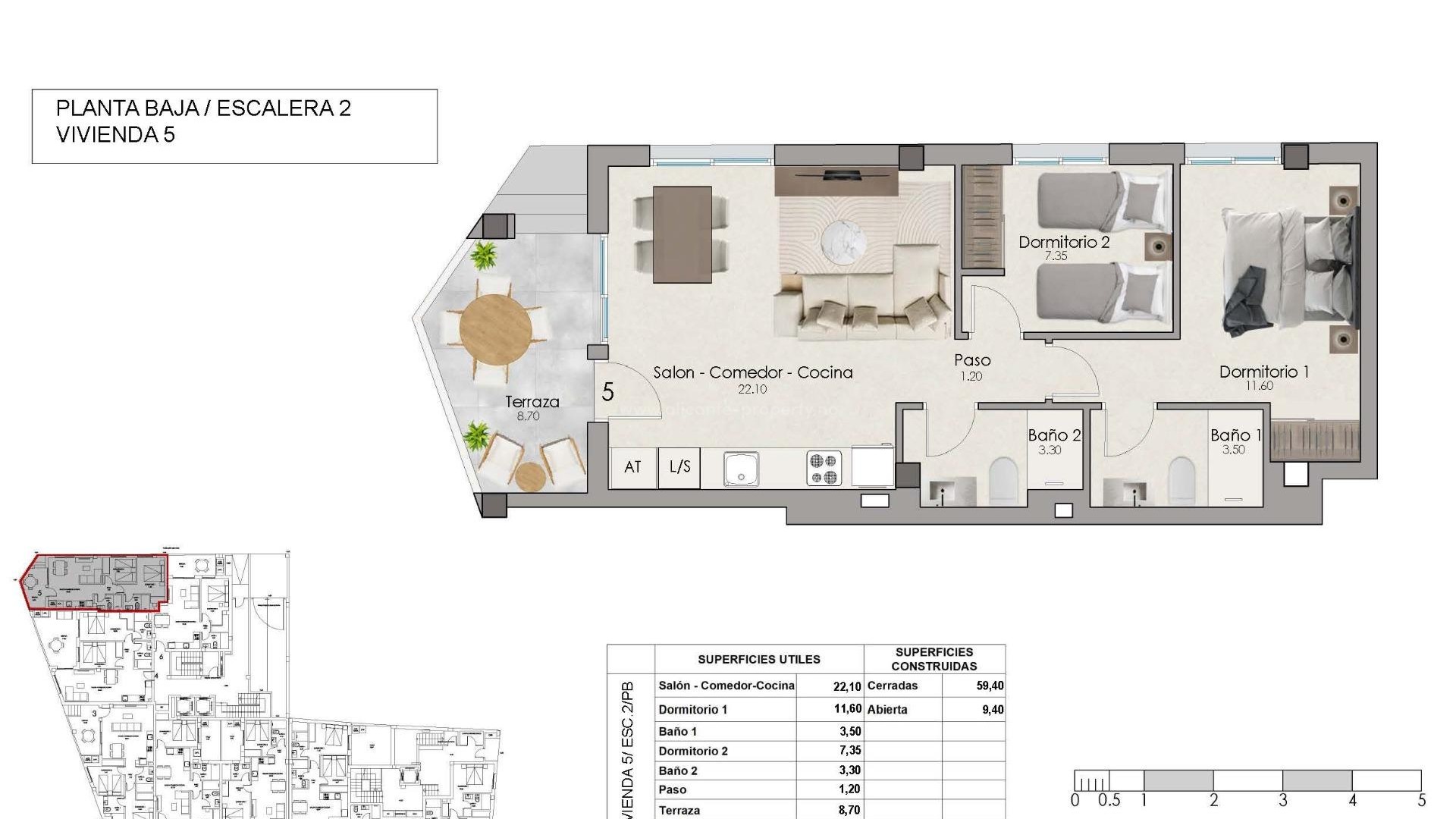 Apartamento / piso en Estacion de autobuses