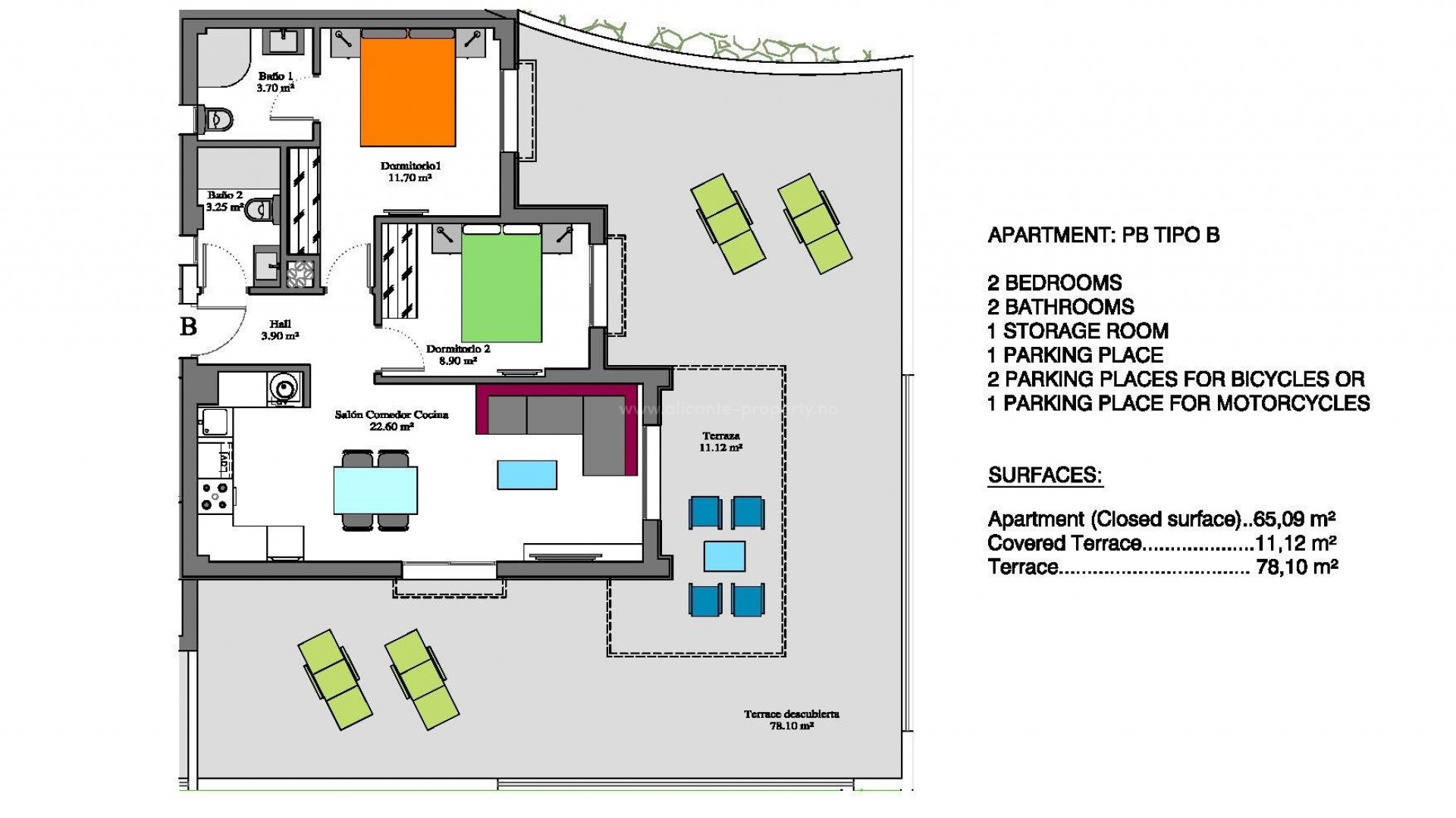 Apartamento / piso en Las Filipinas