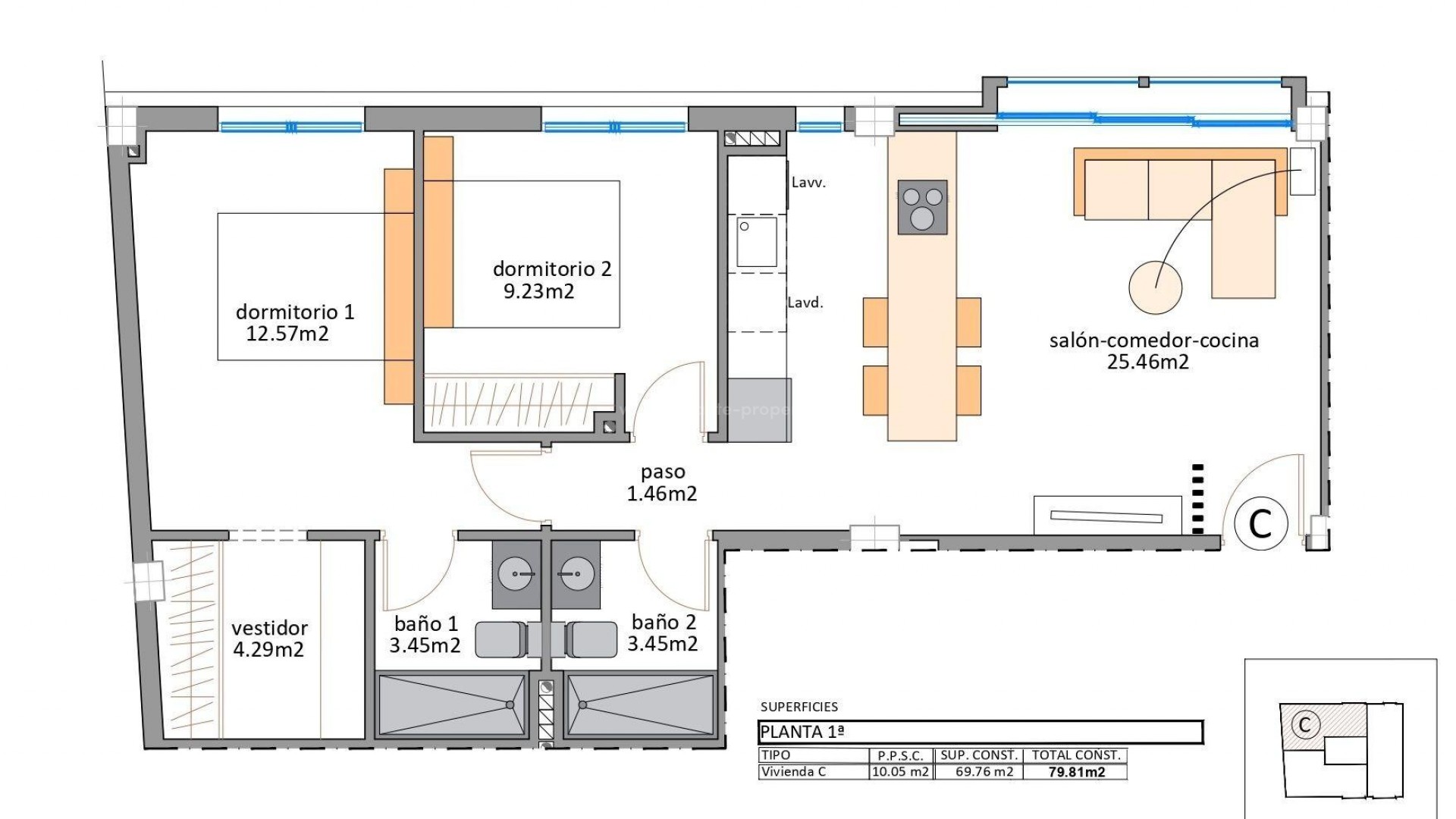 Apartamento / piso en Lo Pagan