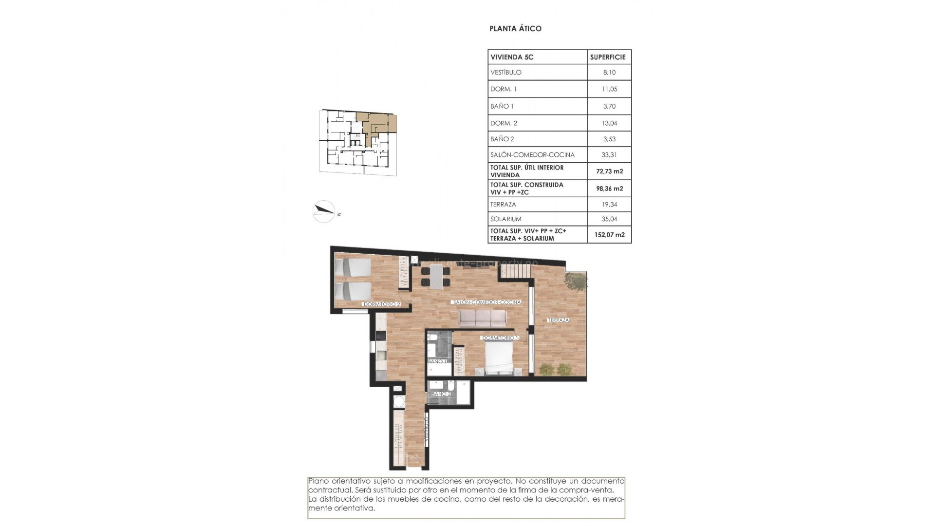 Apartamento / piso en Parque de las Naciones
