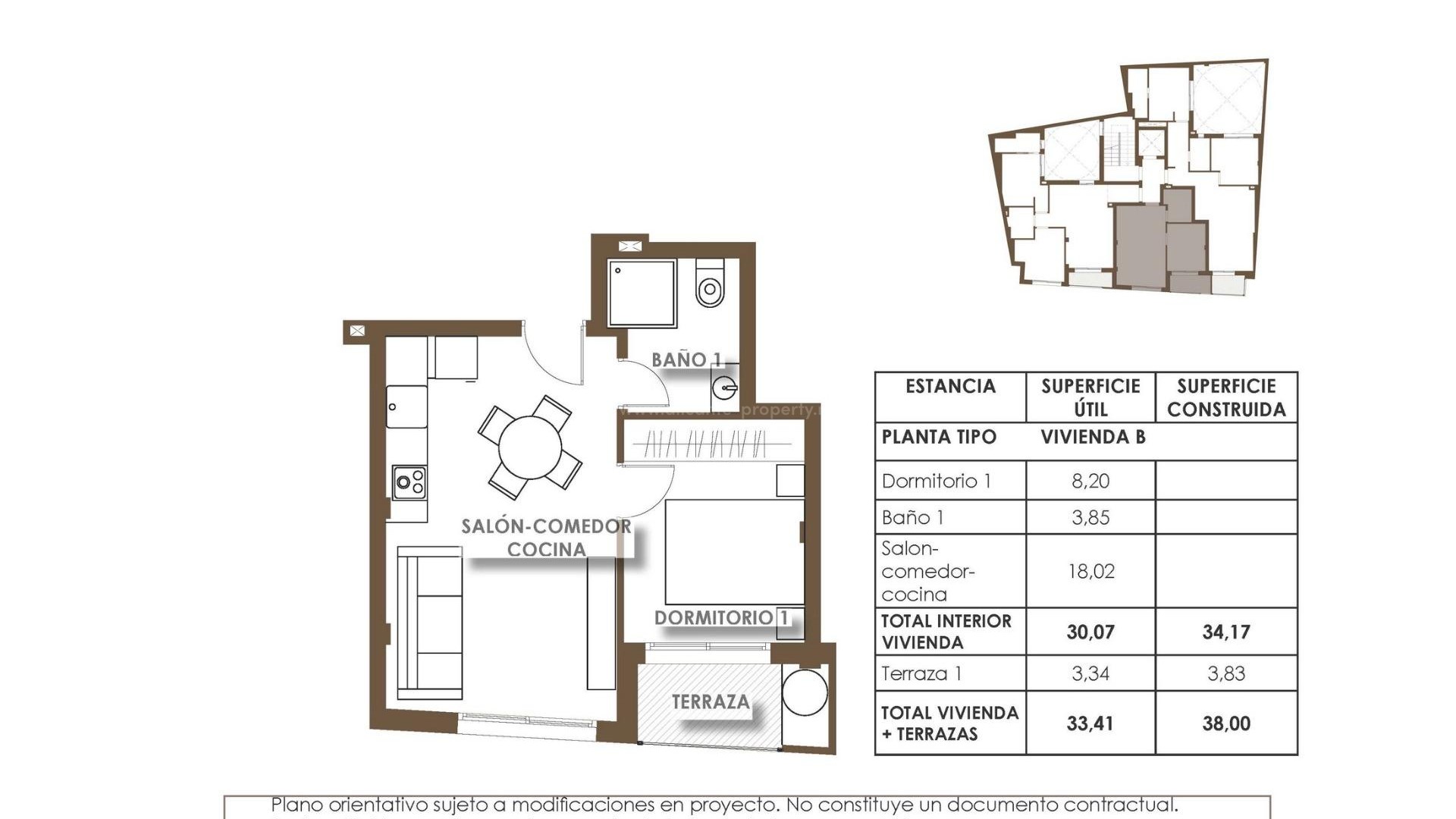 Apartamento / piso en Playa de El Cura