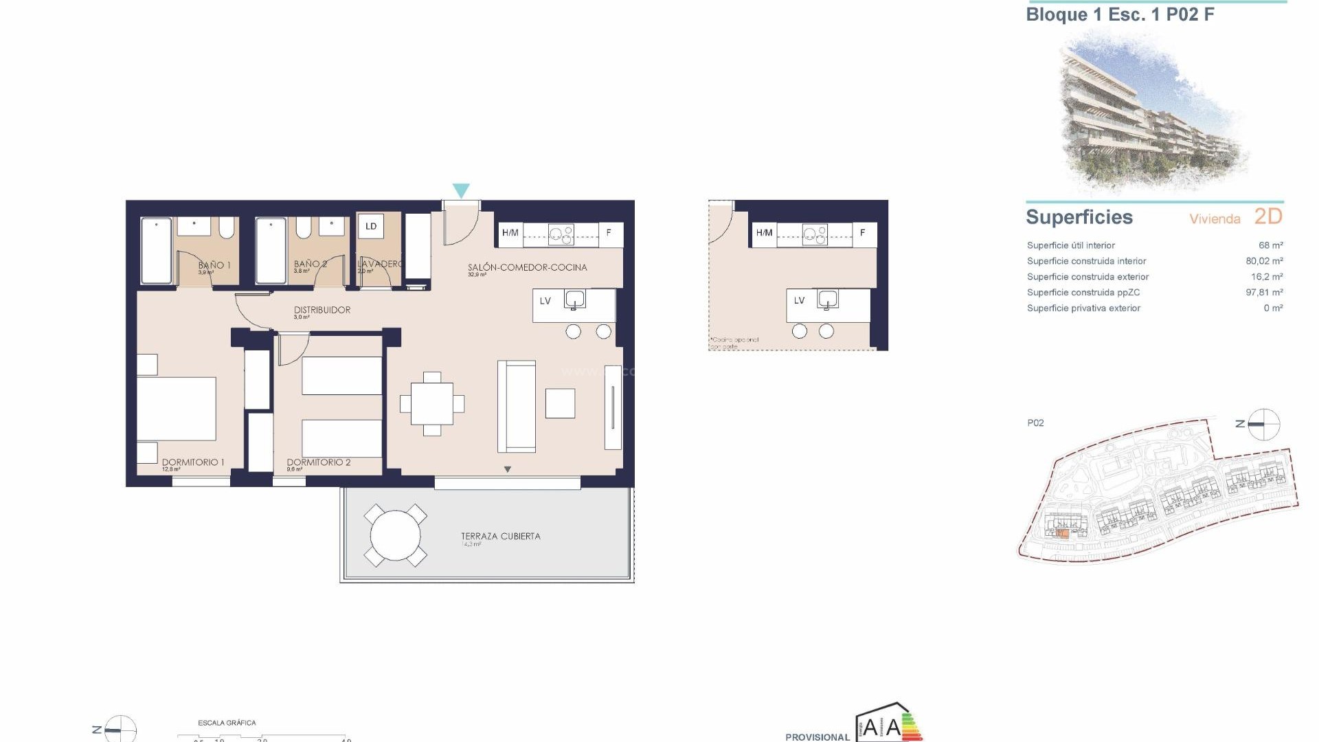 Apartamento / piso en Playa de La Almadraba