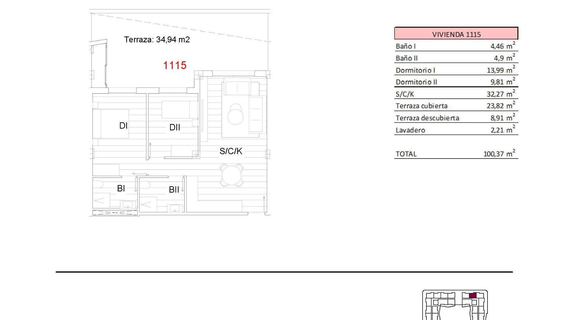 Apartamento / piso en Pueblo