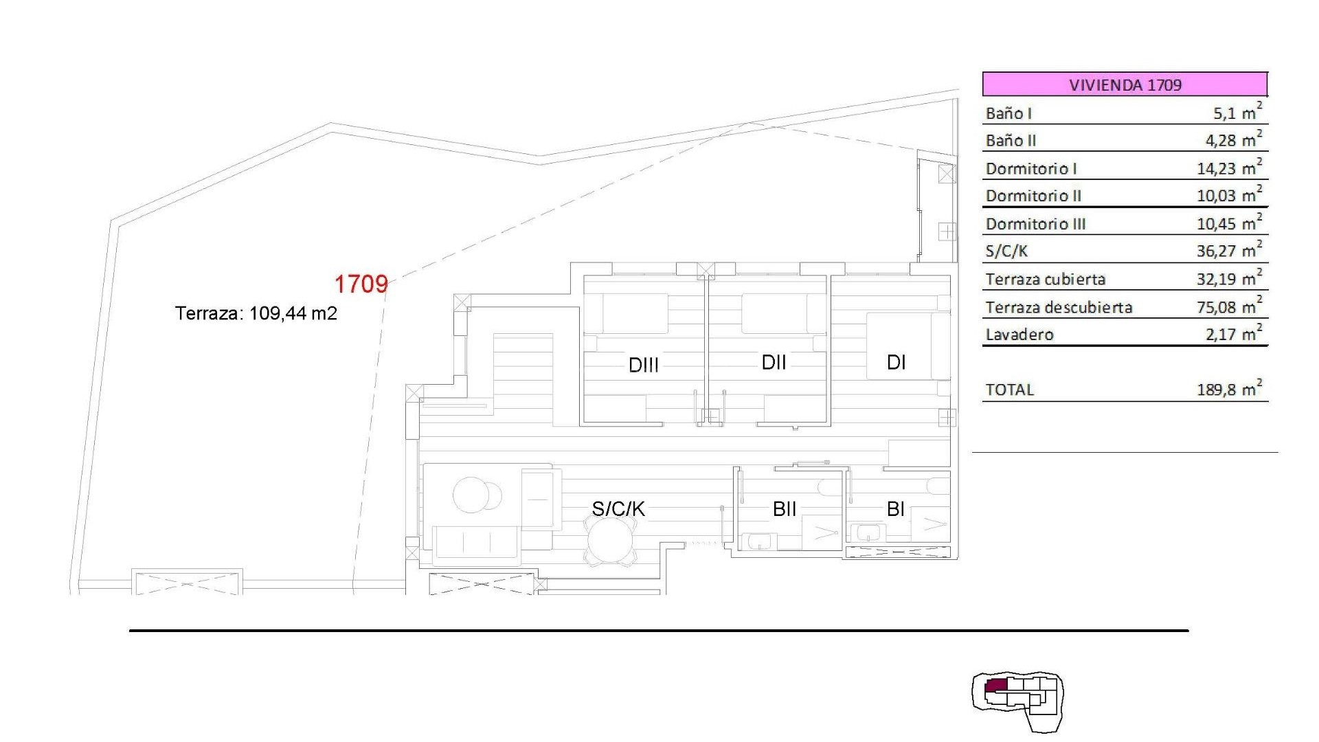 Apartamento / piso en Pueblo