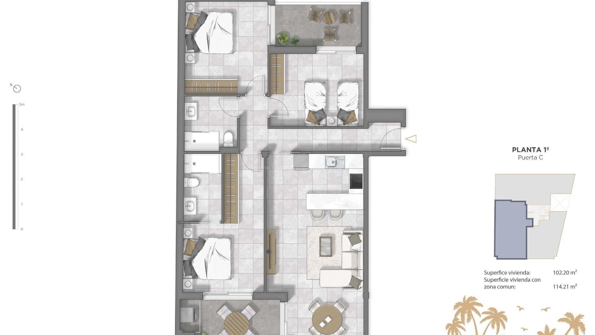 Apartamento / piso en Pueblo