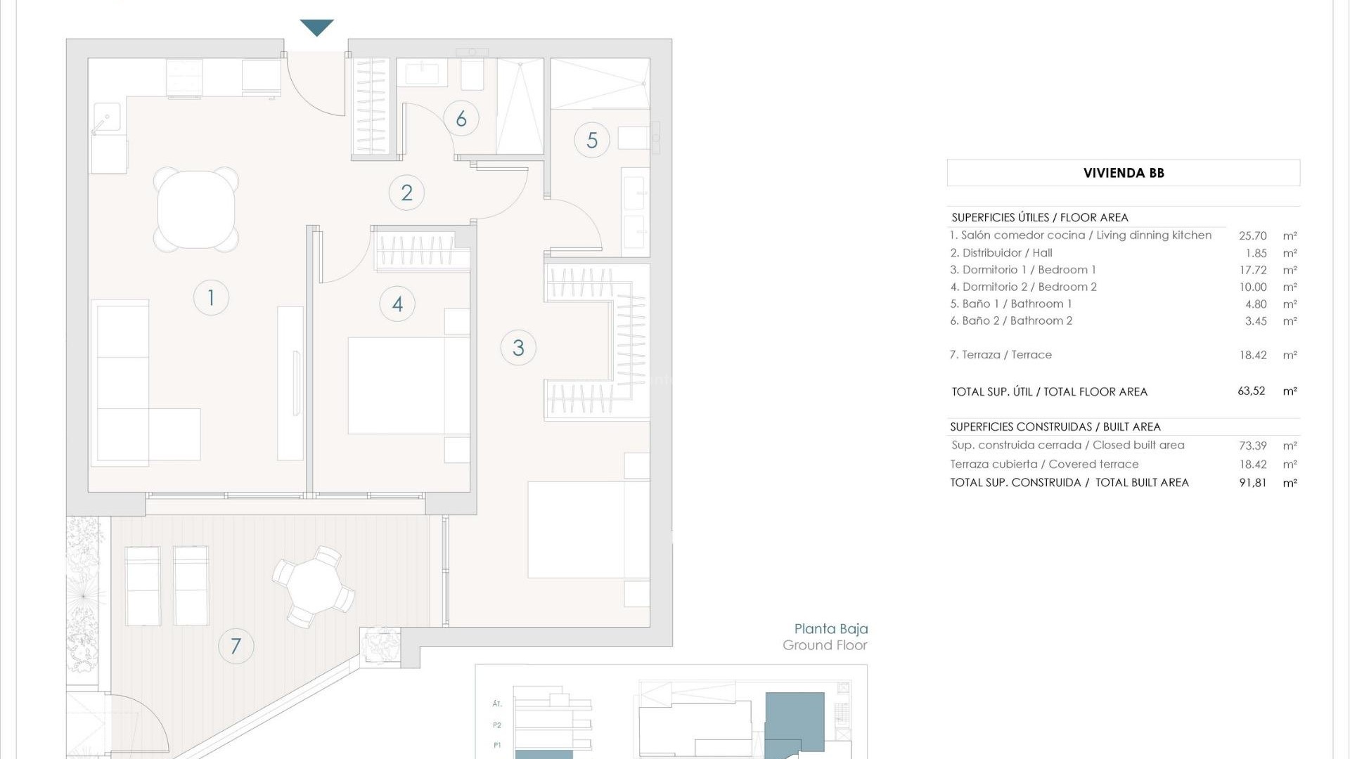 Apartamento / piso en Pueblo
