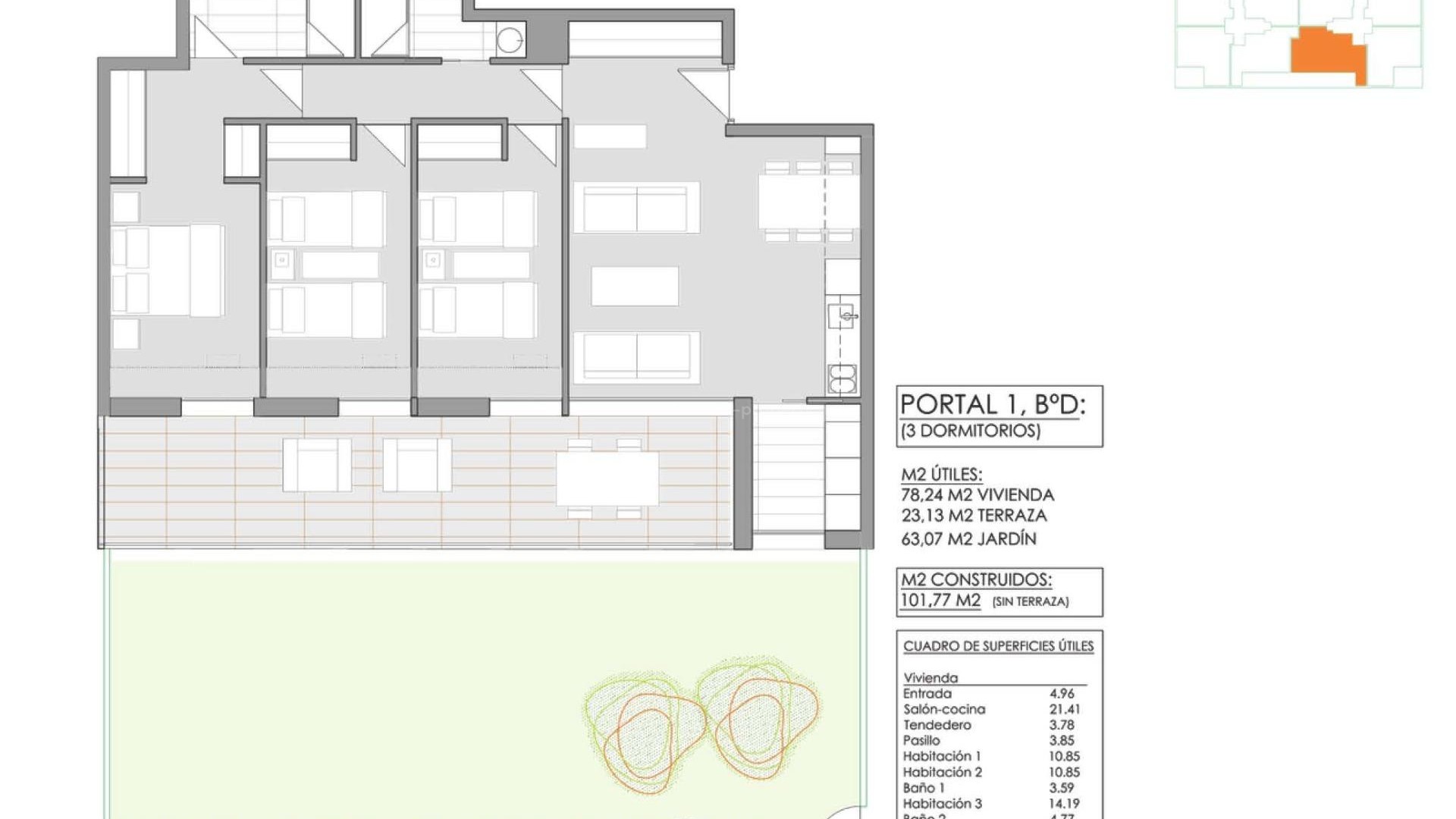 Apartamento / piso en Pueblo