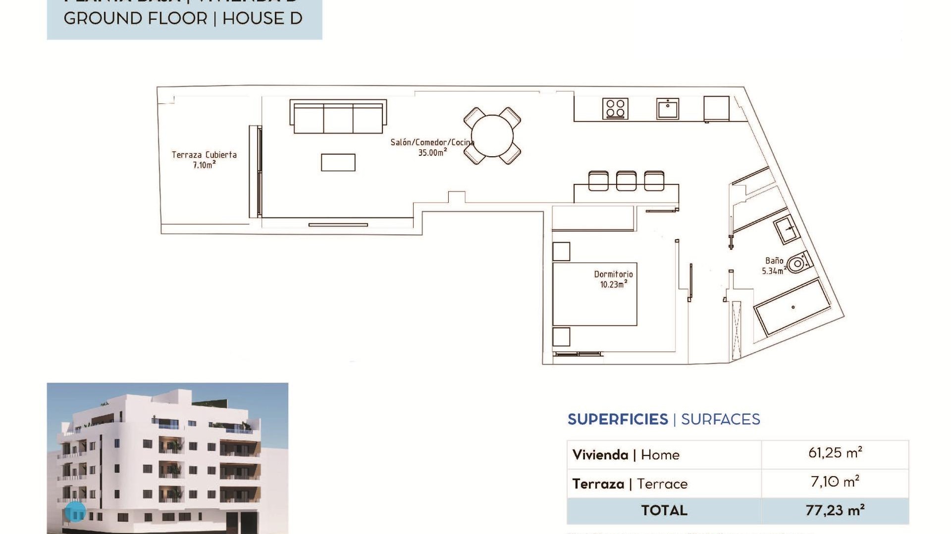 Apartamento / piso en pueblo