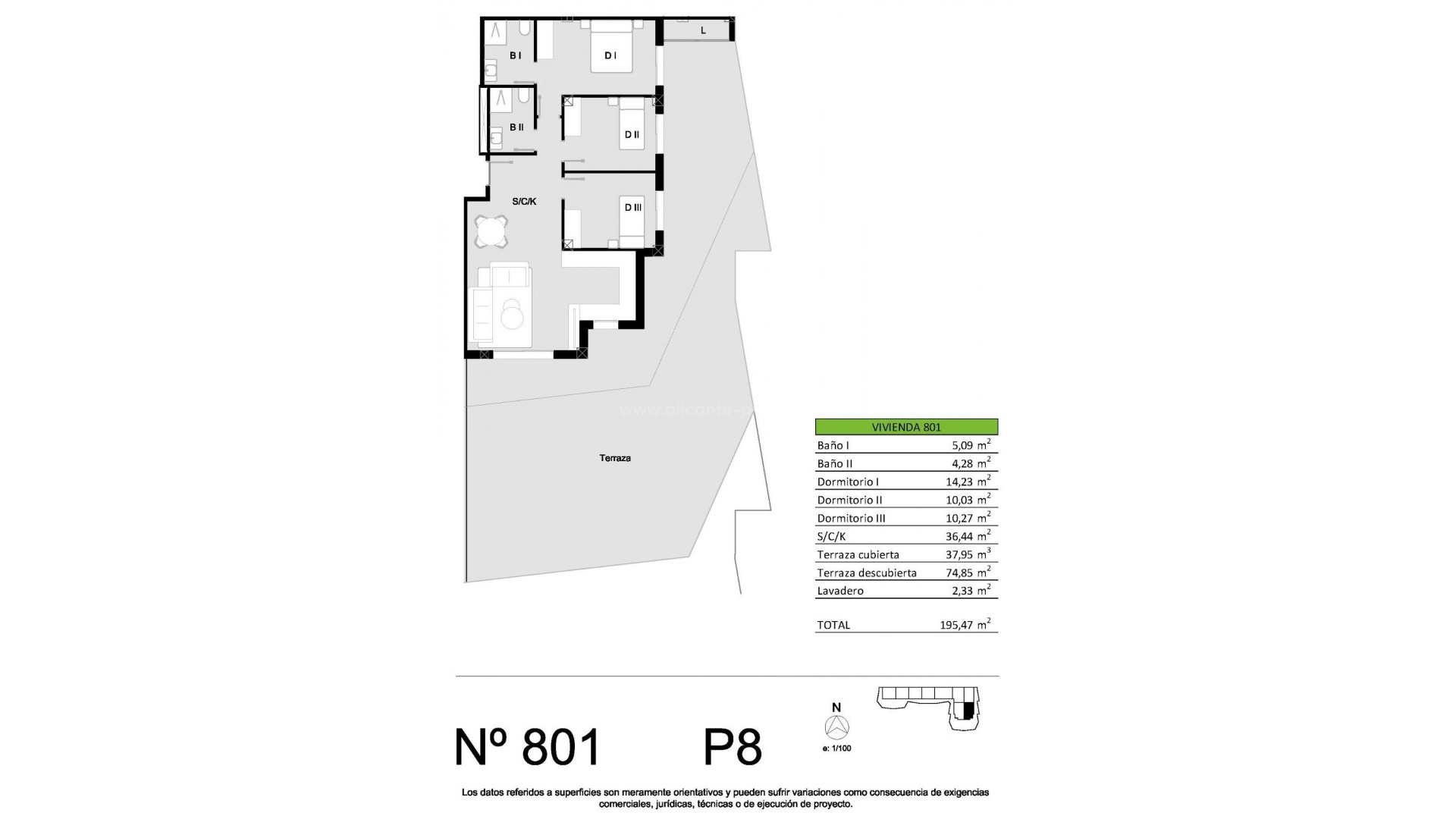 Apartamento / piso en Pueblo