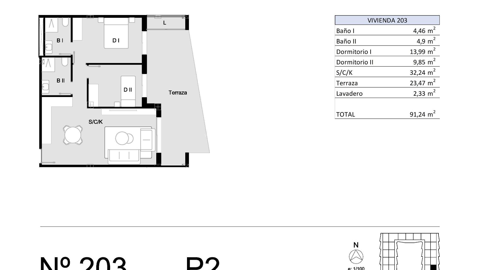 Apartamento / piso en Pueblo