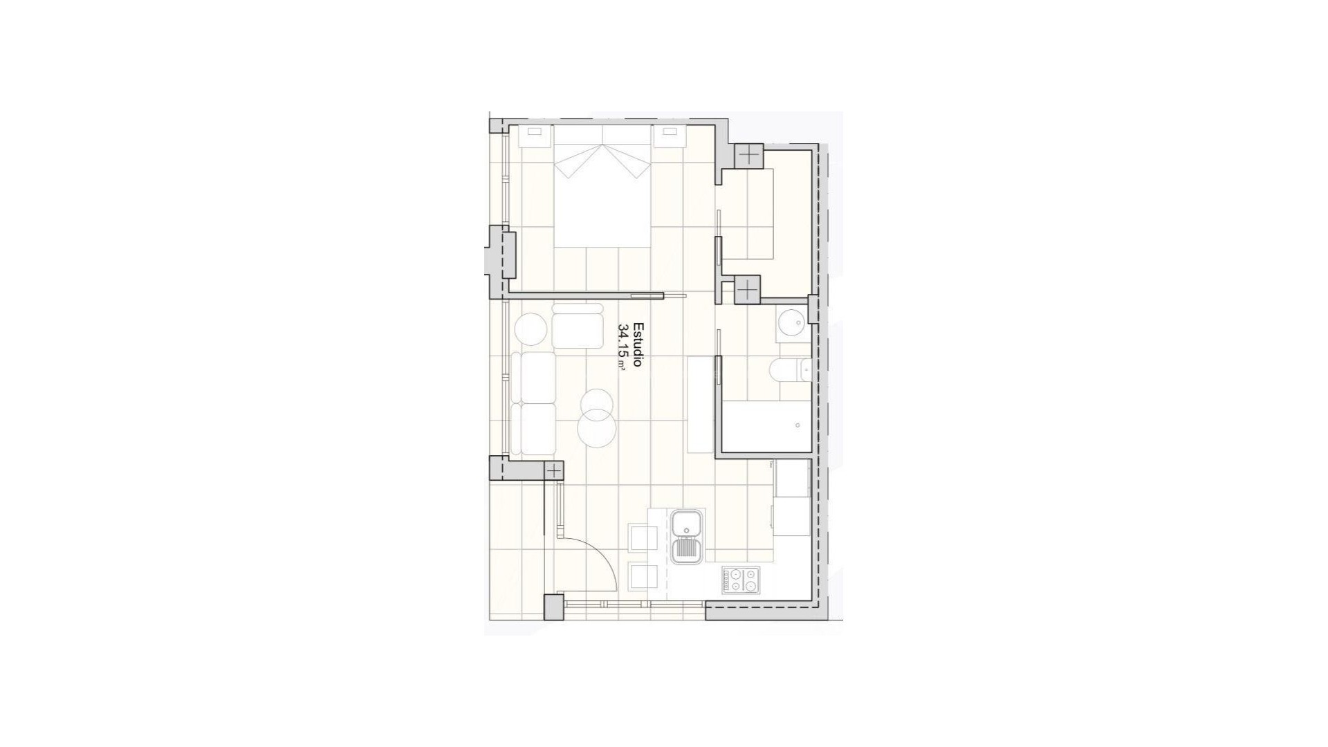 Apartamento / piso en pueblo