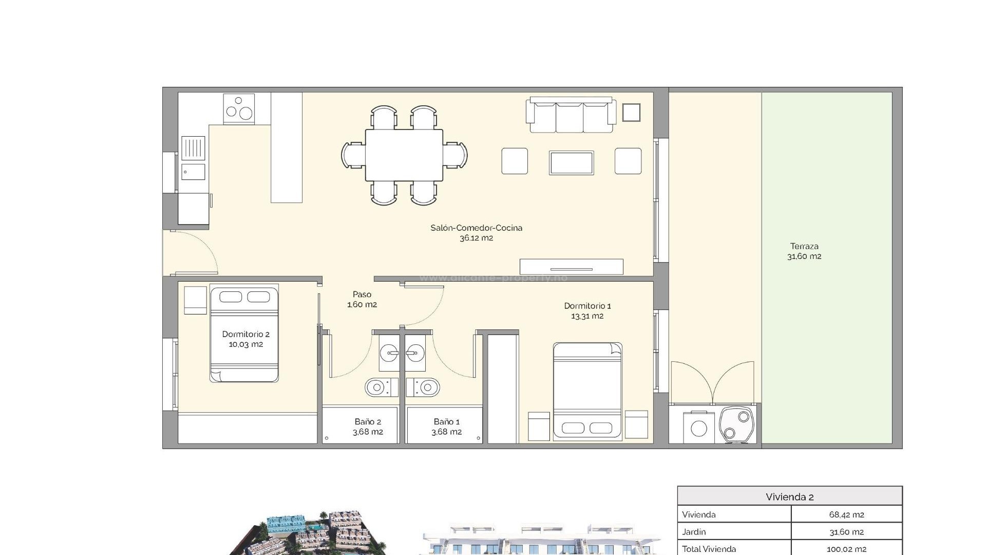 Apartamento / piso en Puig Campana Golf