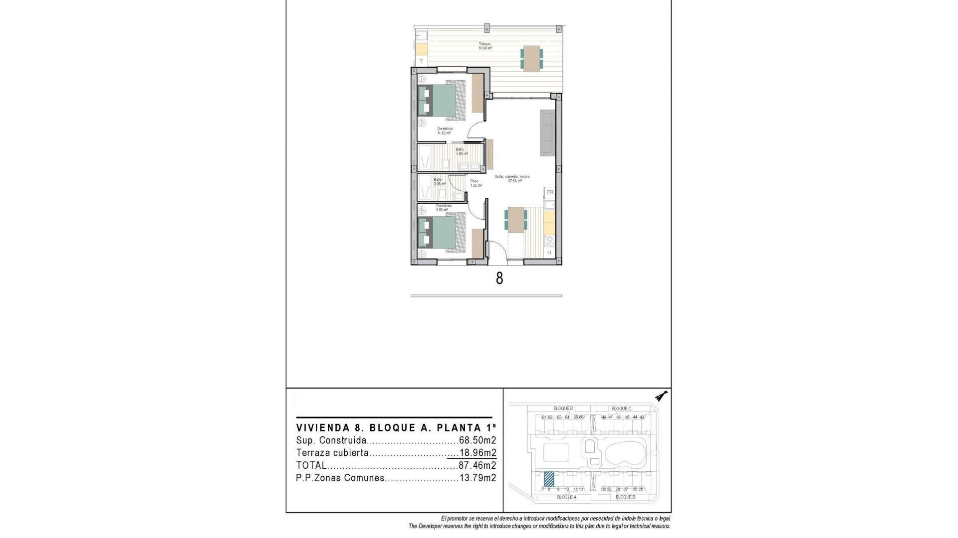 Apartamento / piso en San Cayetano