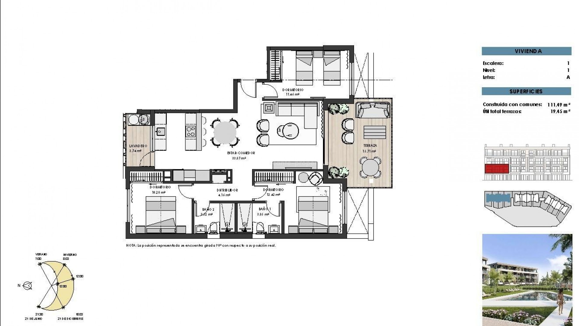 Apartamento / piso en Santa Rosalia Lake And Life Resort