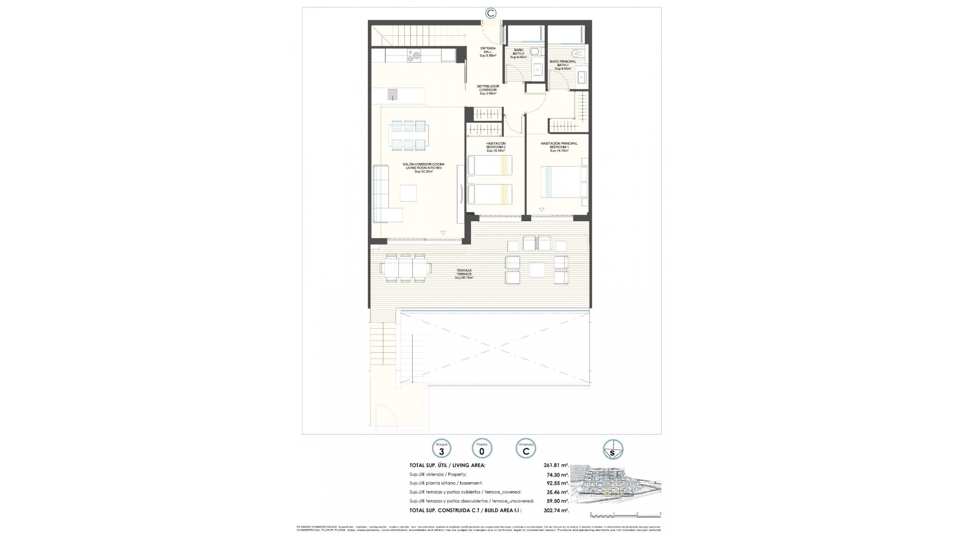 Apartamento / piso en Seascape resort