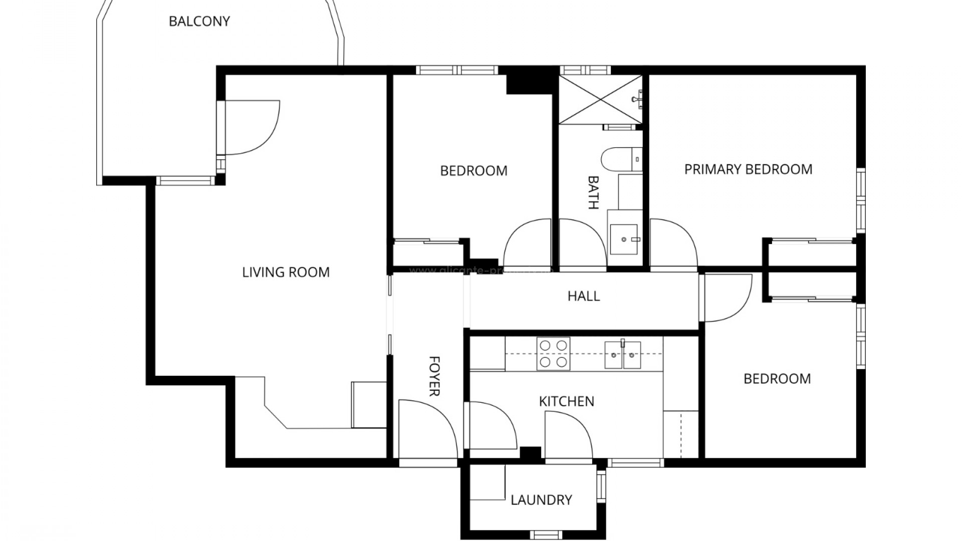 Apartamento / piso en Segunda linea playa