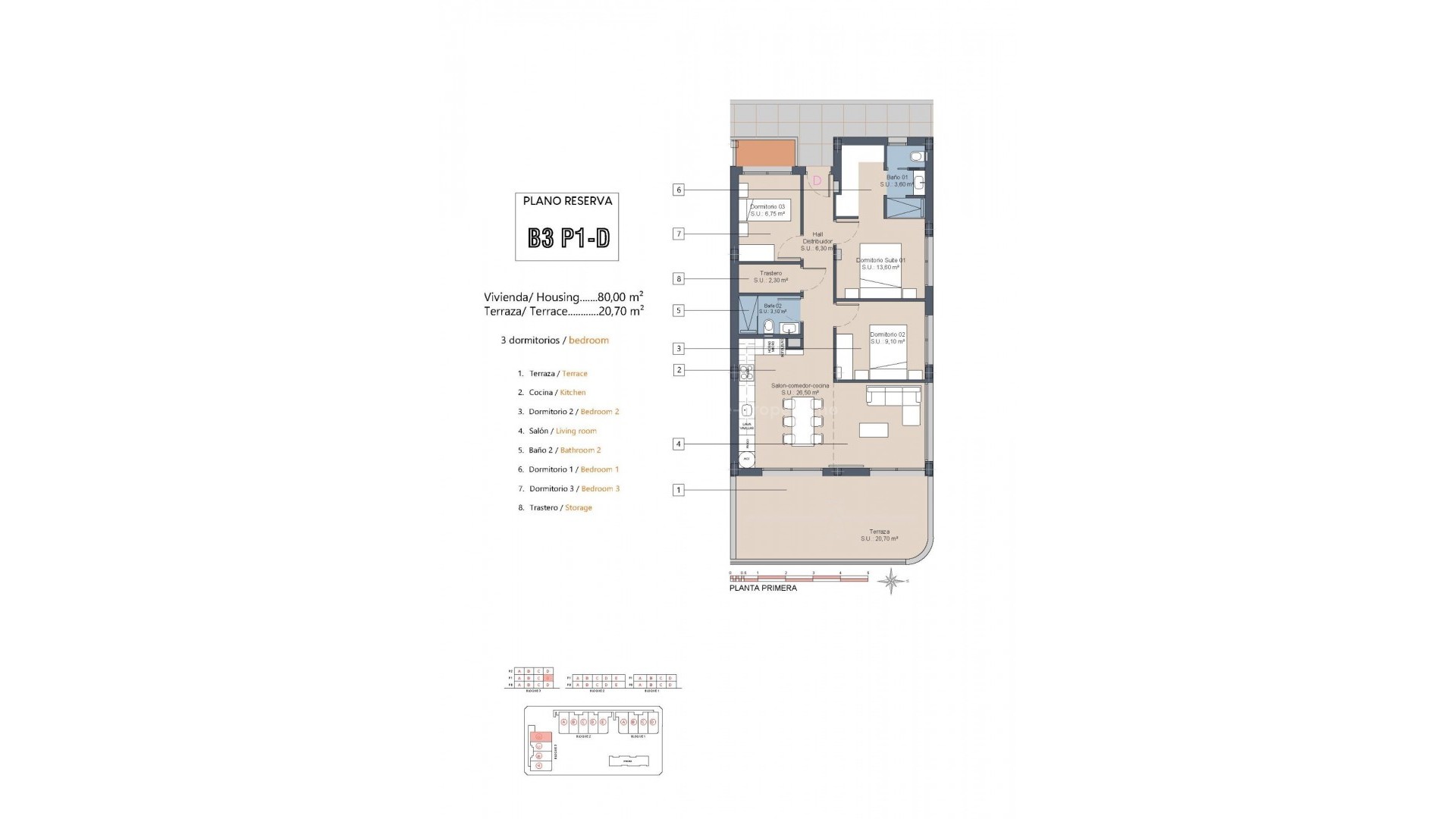 Apartamento / piso en Serena Golf