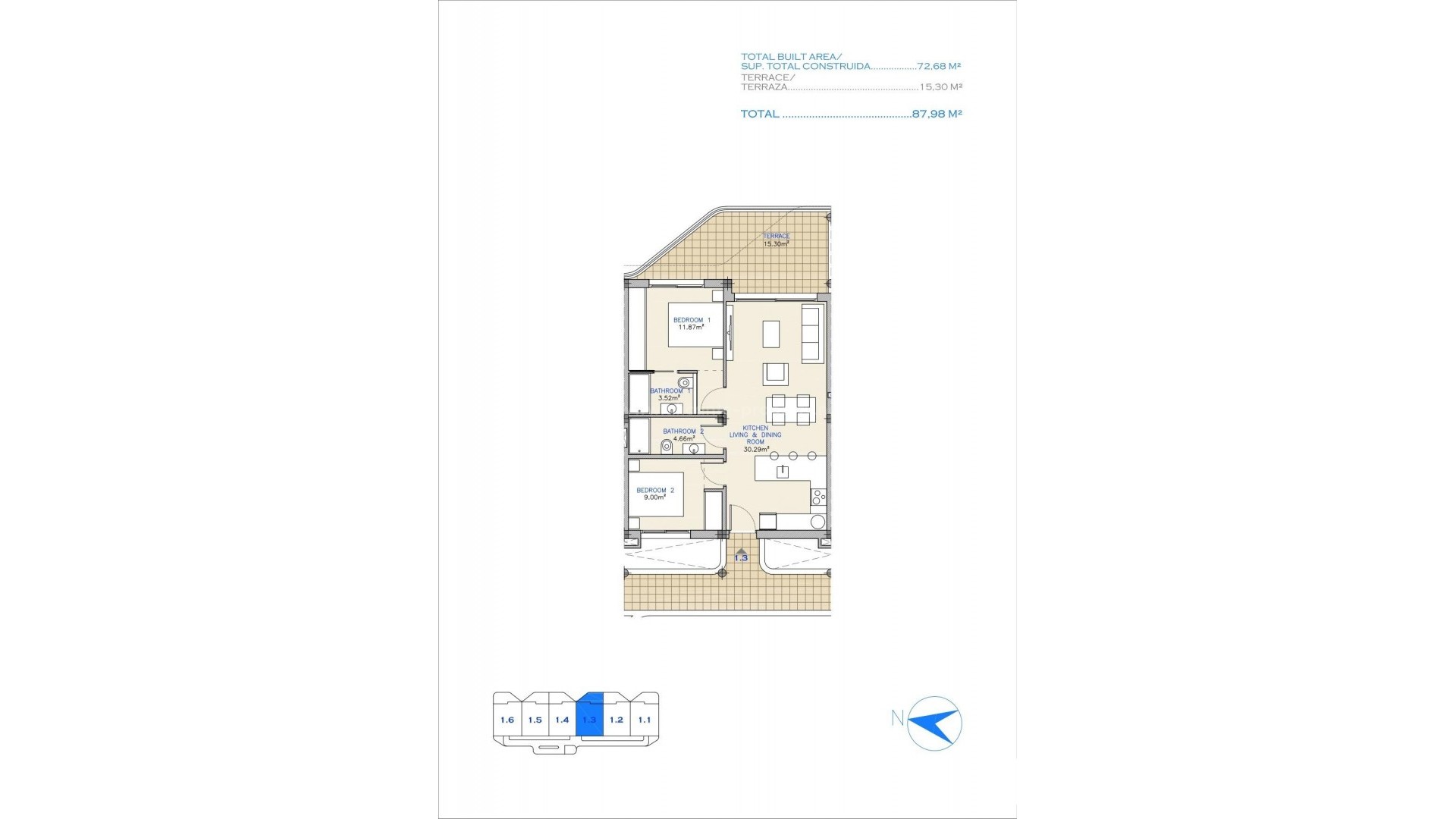 Apartamento / piso en Serena Golf