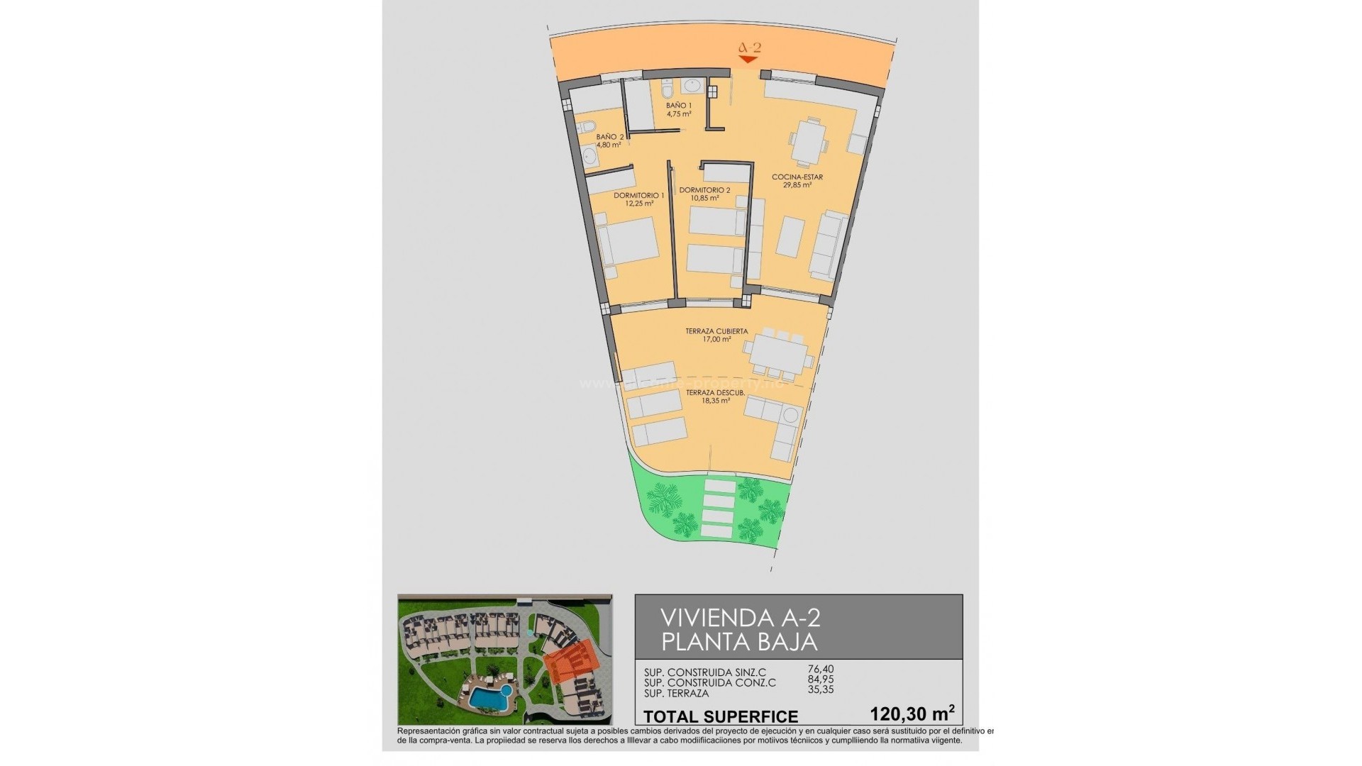 Apartamento / piso en Serena Golf