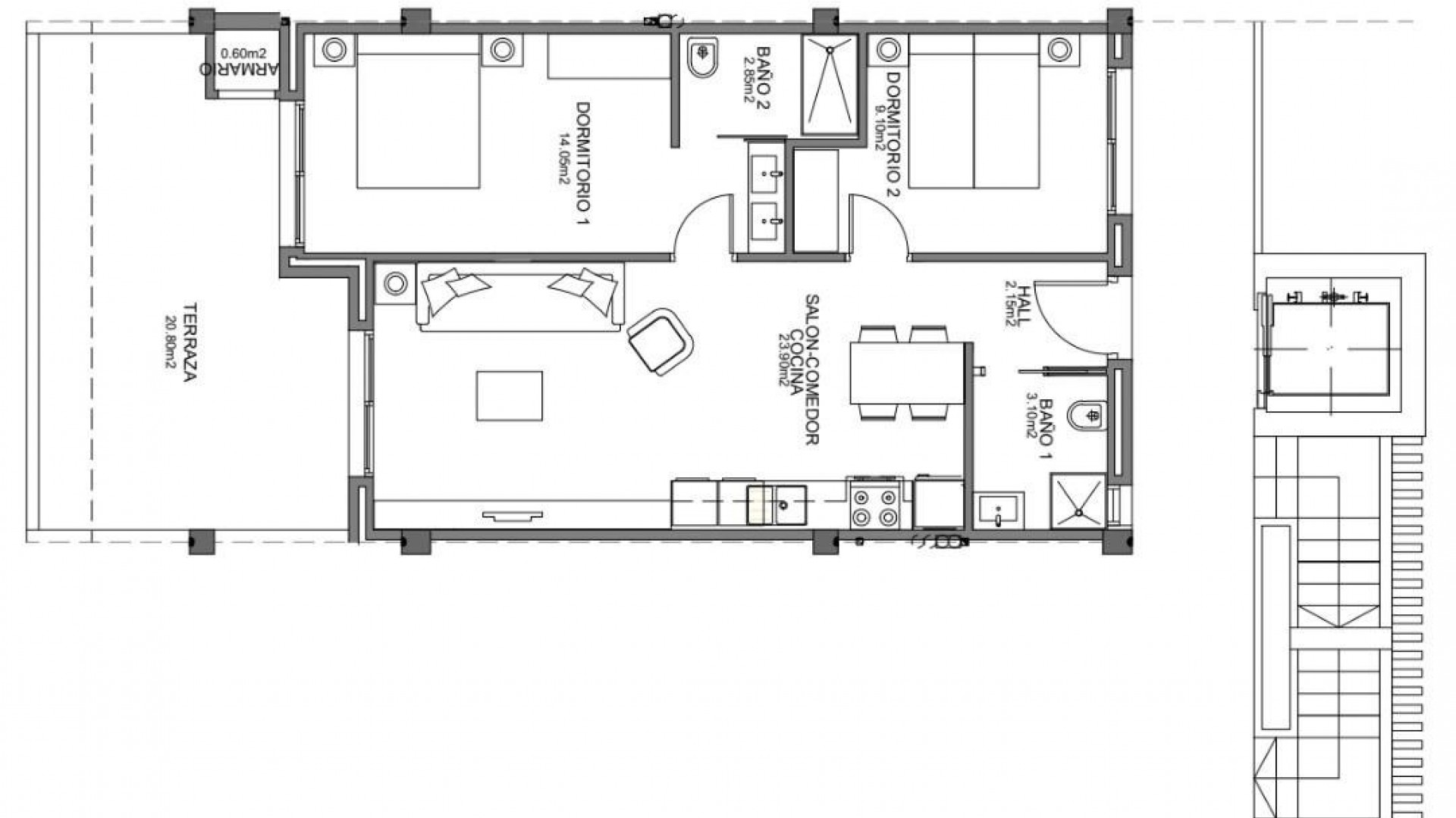 Apartamento / piso en Urbanización El Raso