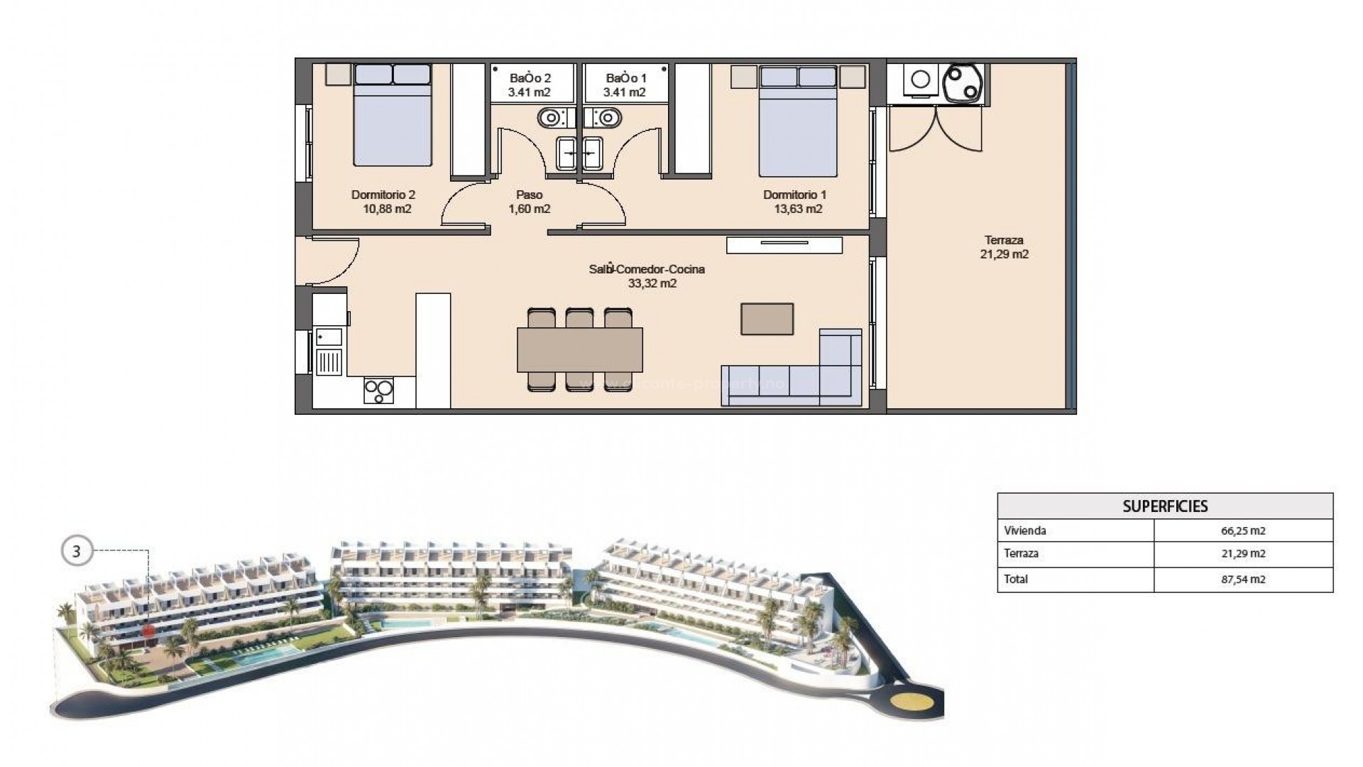 Apartment / flat in Balcón de finestrat