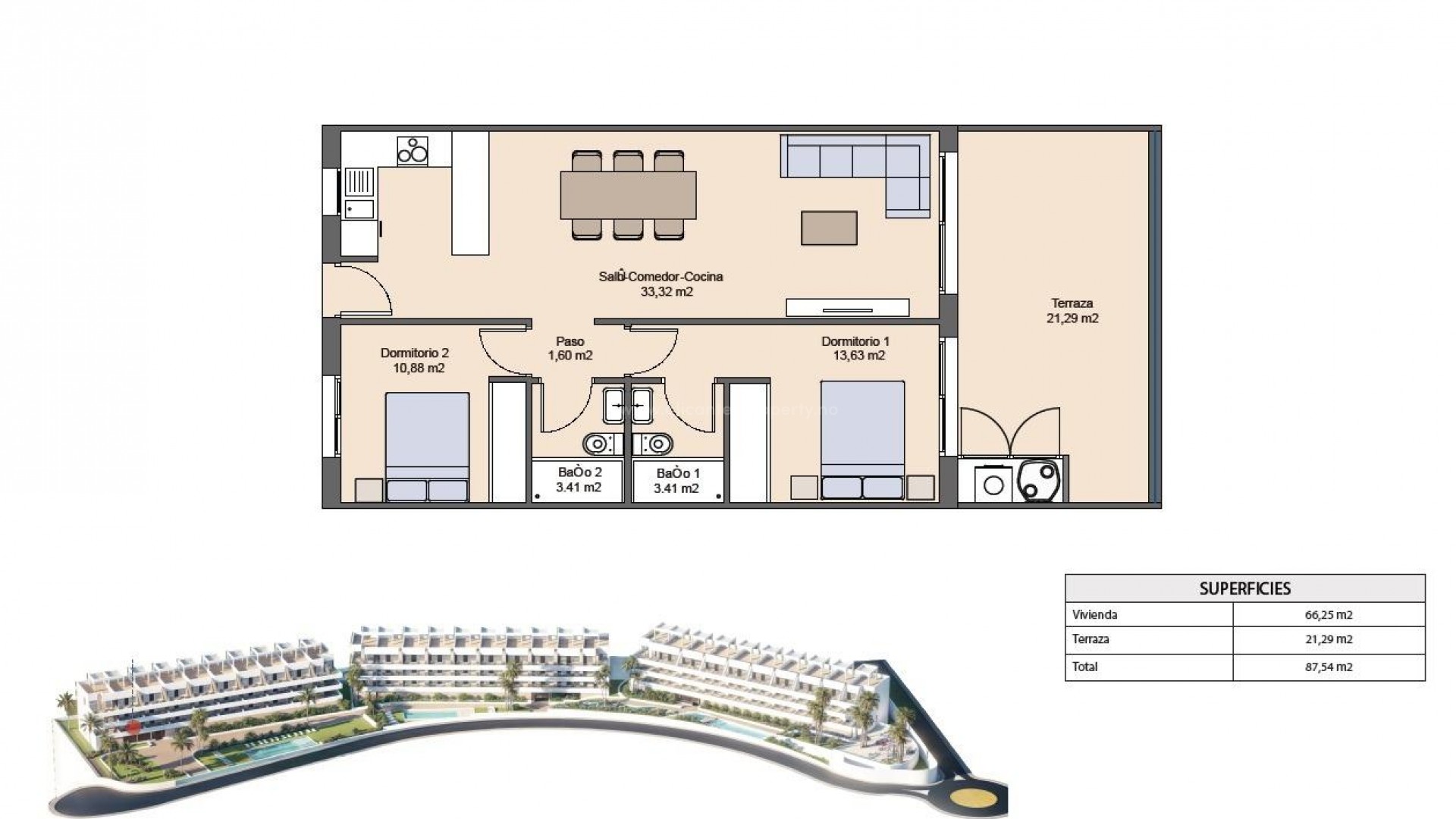 Apartment / flat in Balcón de finestrat