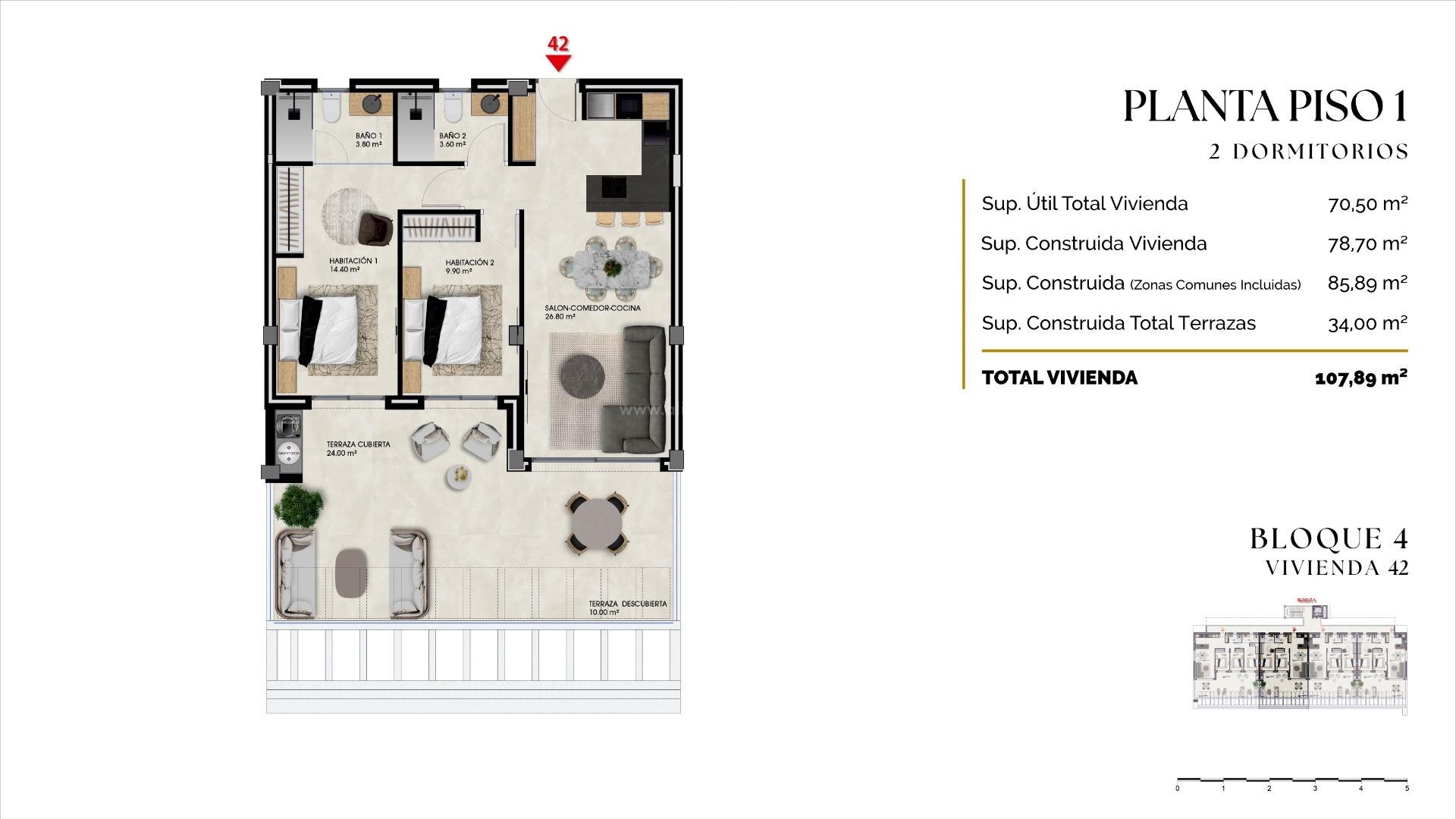 Apartment / flat in Balcón de finestrat