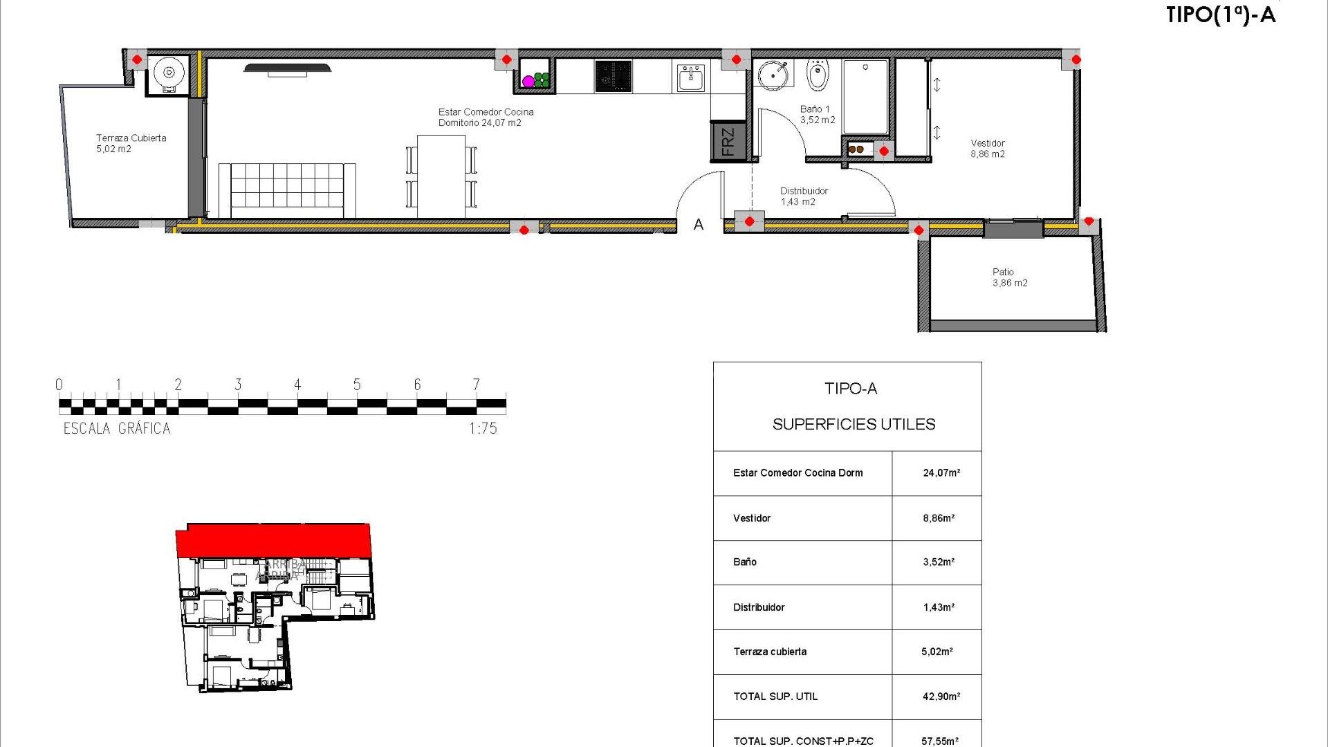 Apartment / flat in Center