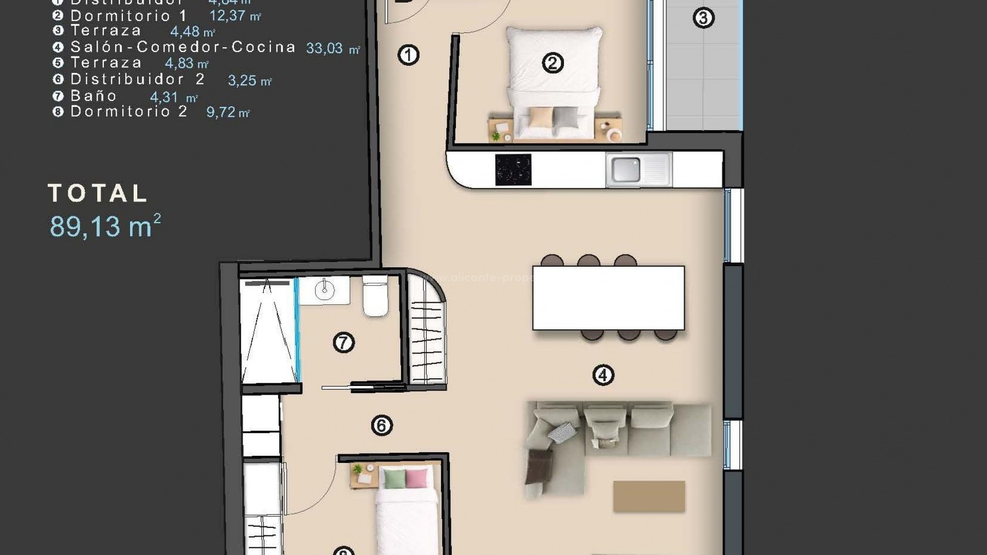 Apartment / flat in Center