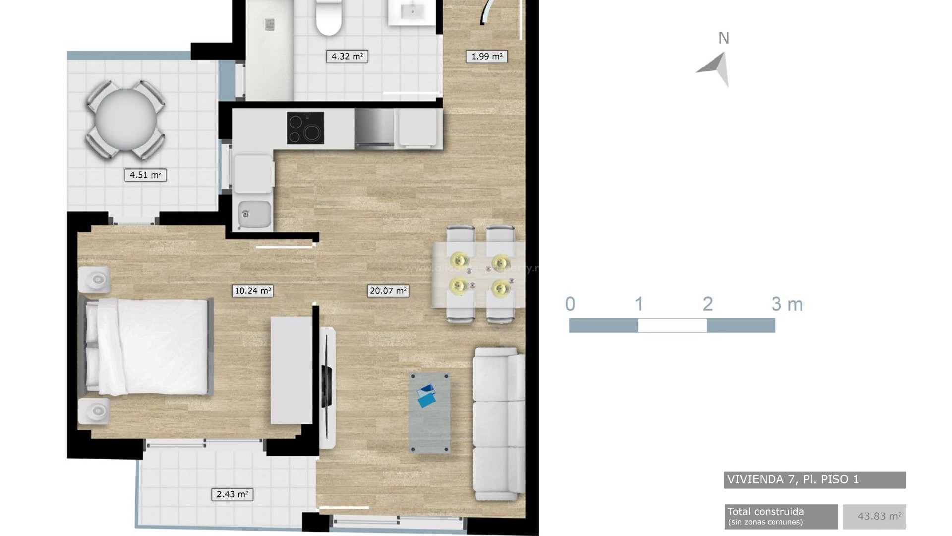 Apartment / flat in Center