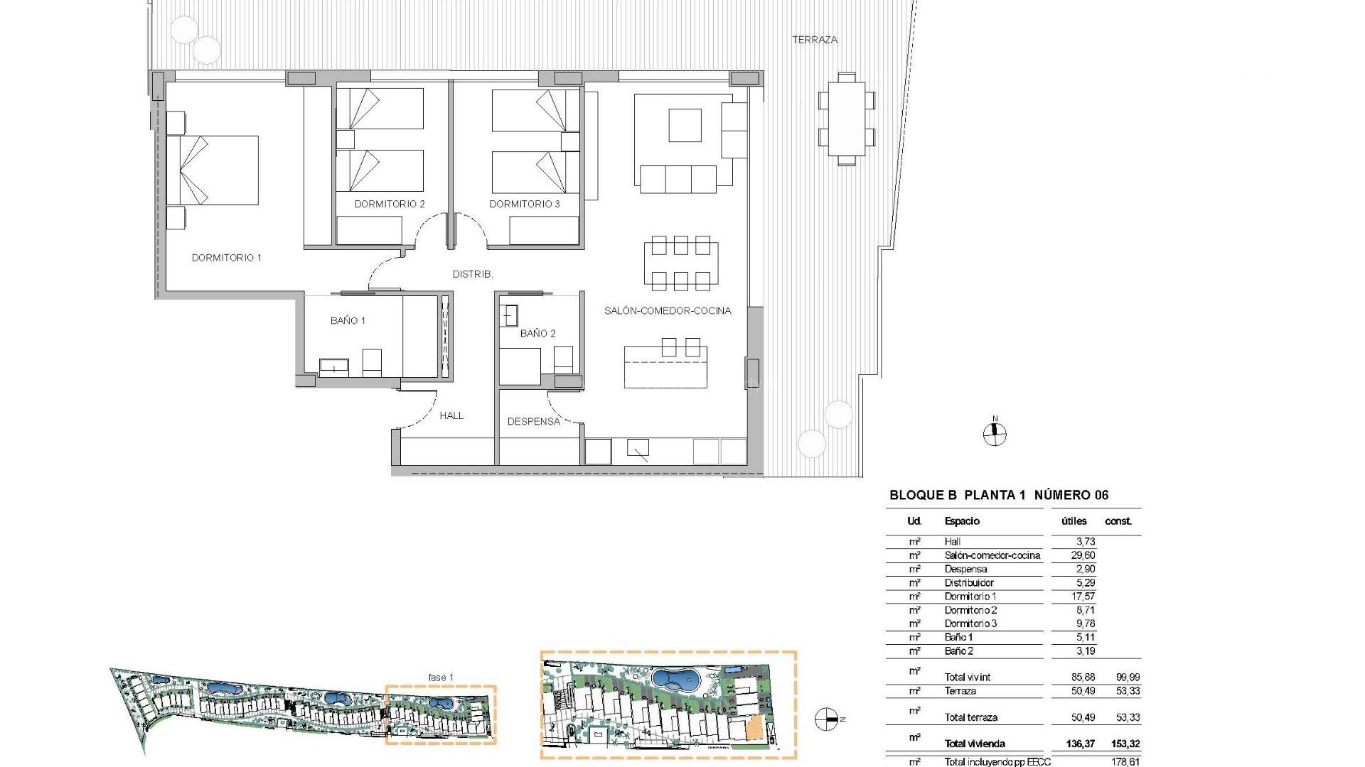 Apartment / flat in Ciudad del Deporte