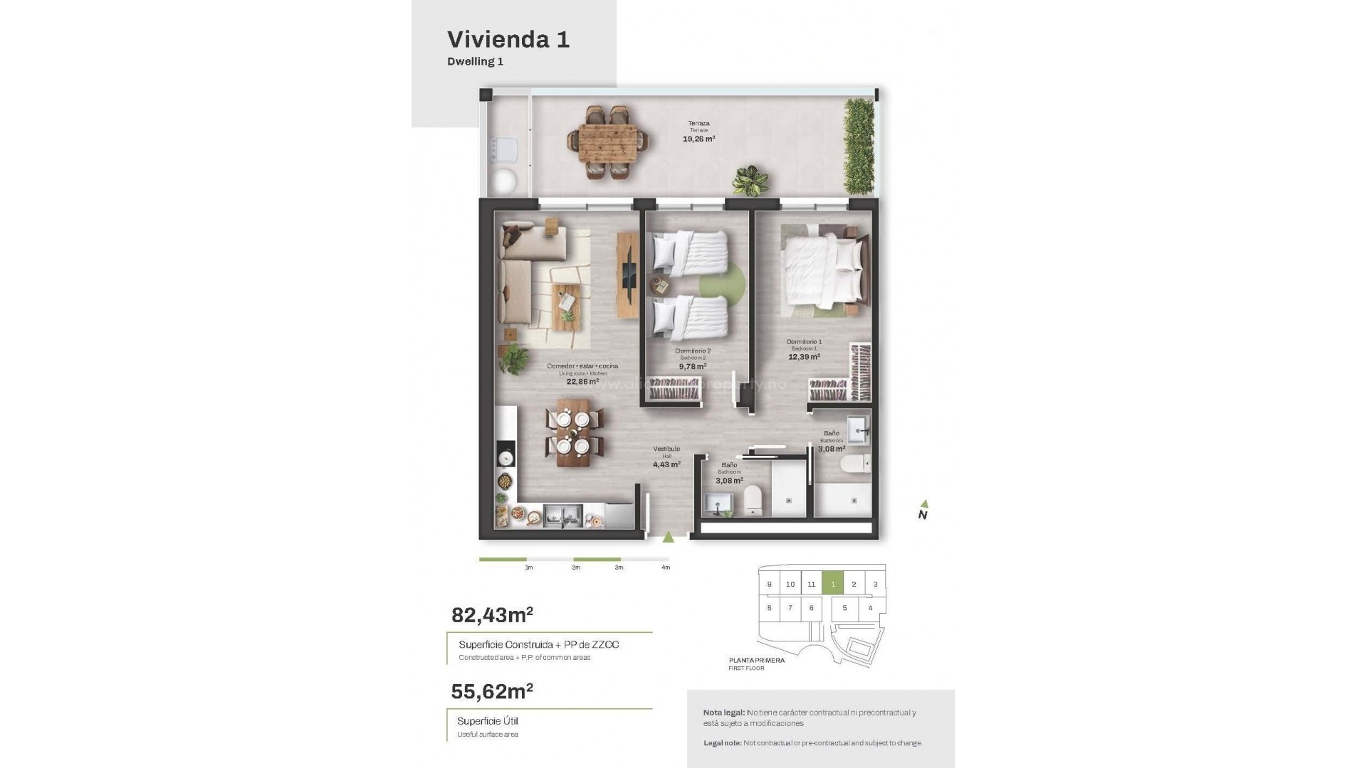 Apartment / flat in Descargador
