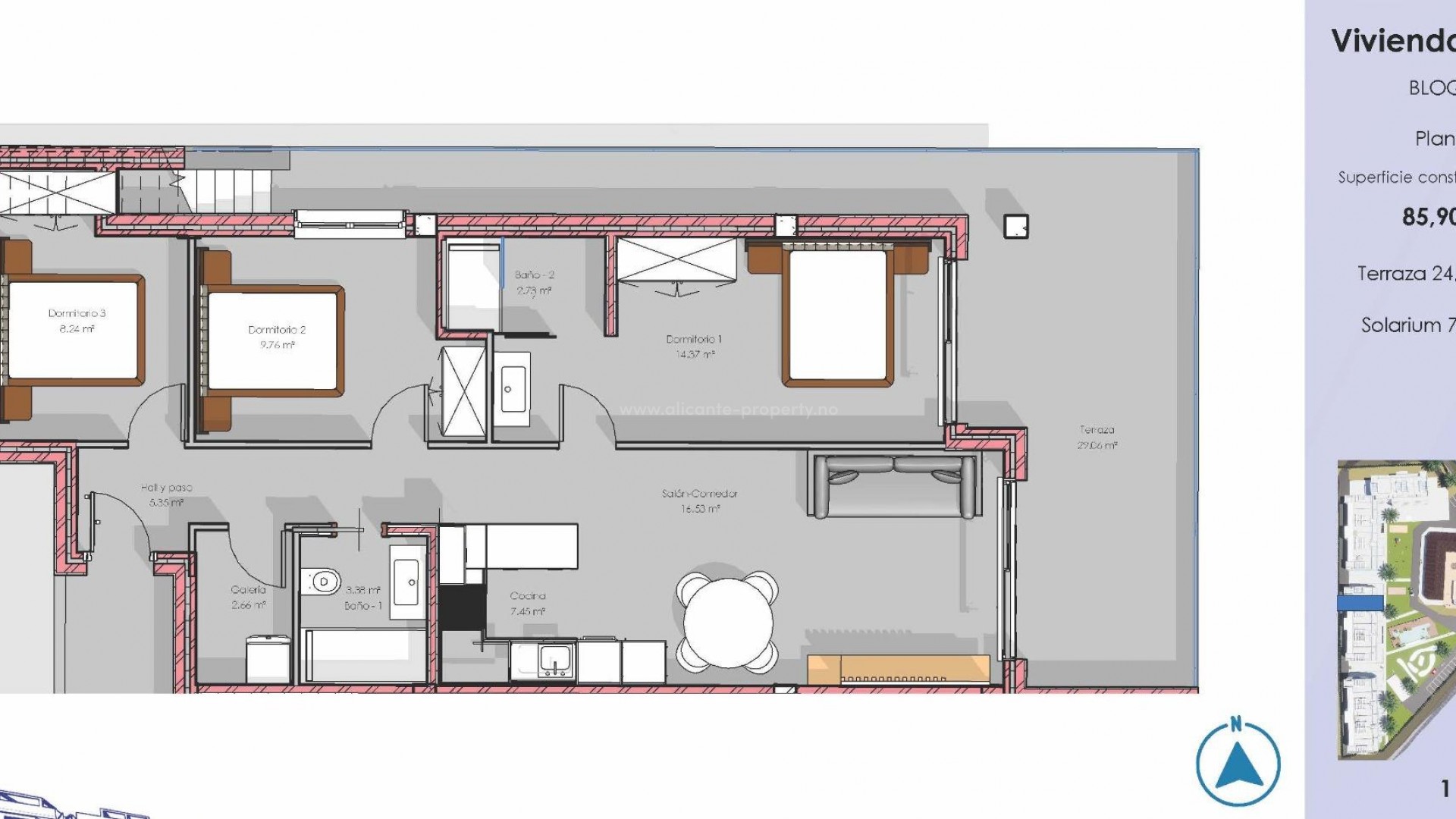 Apartment / flat in El Raso