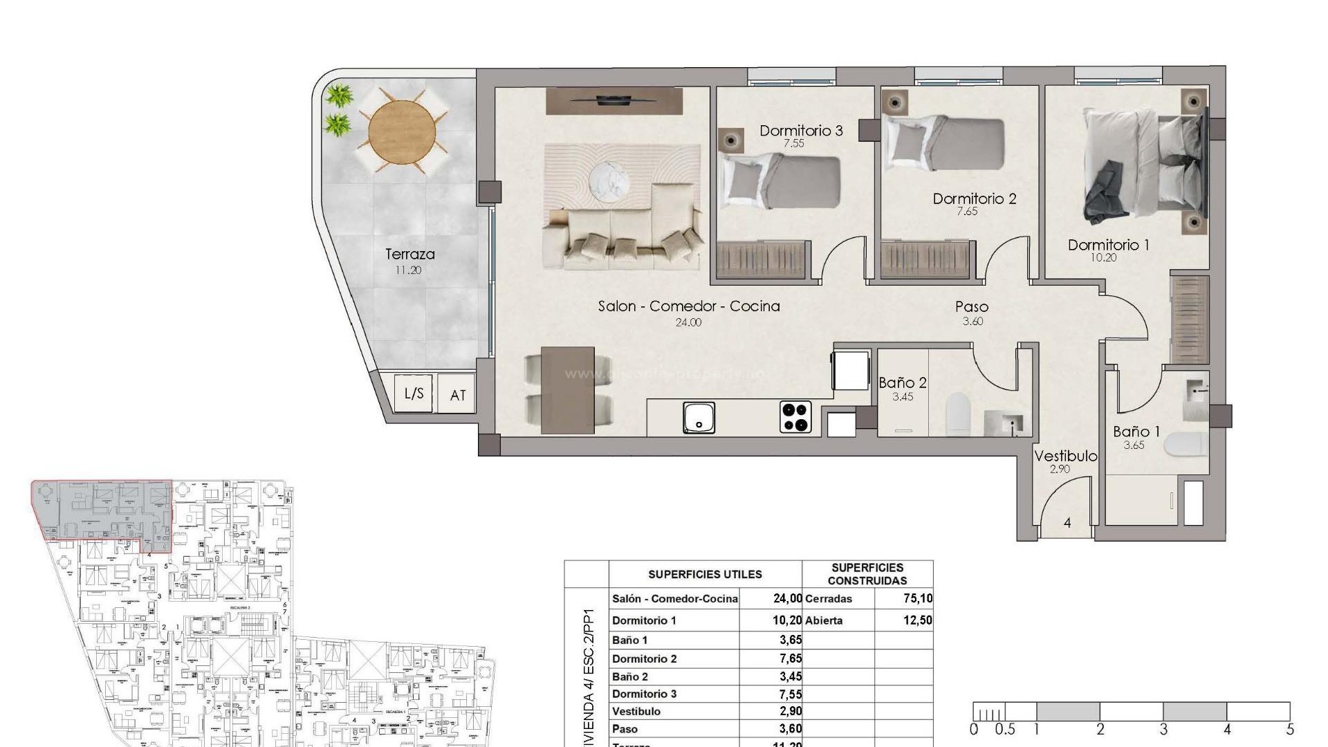 Apartment / flat in Estacion de autobuses