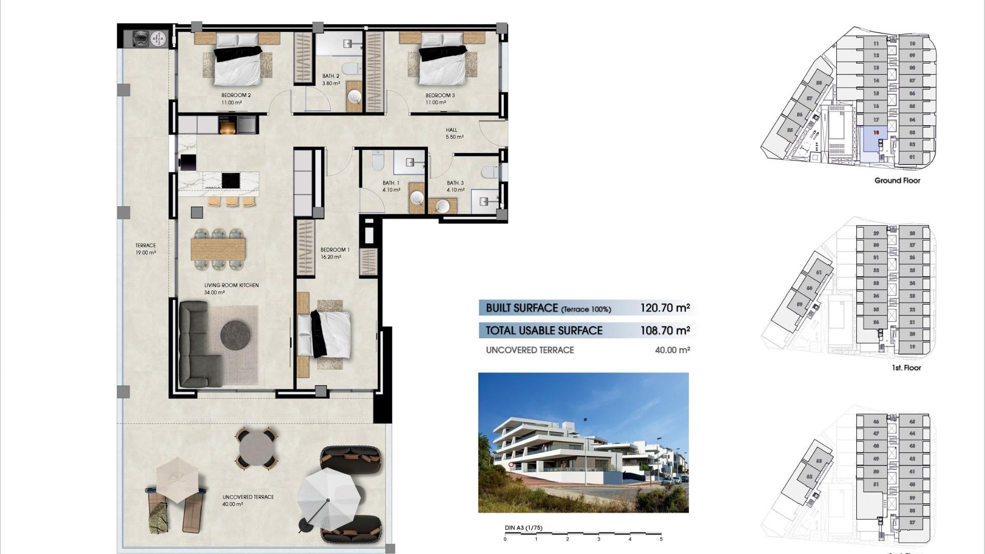 Apartment / flat in La Marina del Pinet