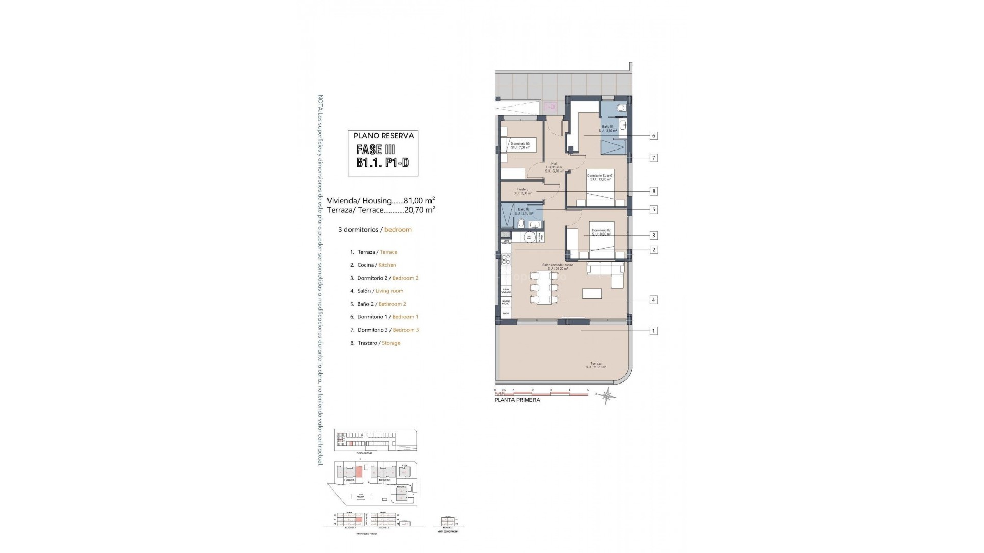Apartment / flat in La Serena Golf