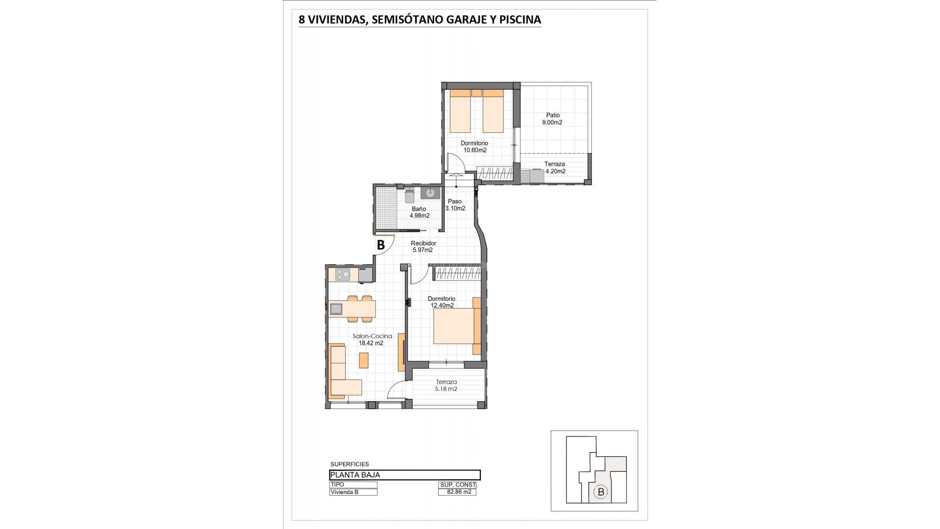 Apartment / flat in Lo Pagan