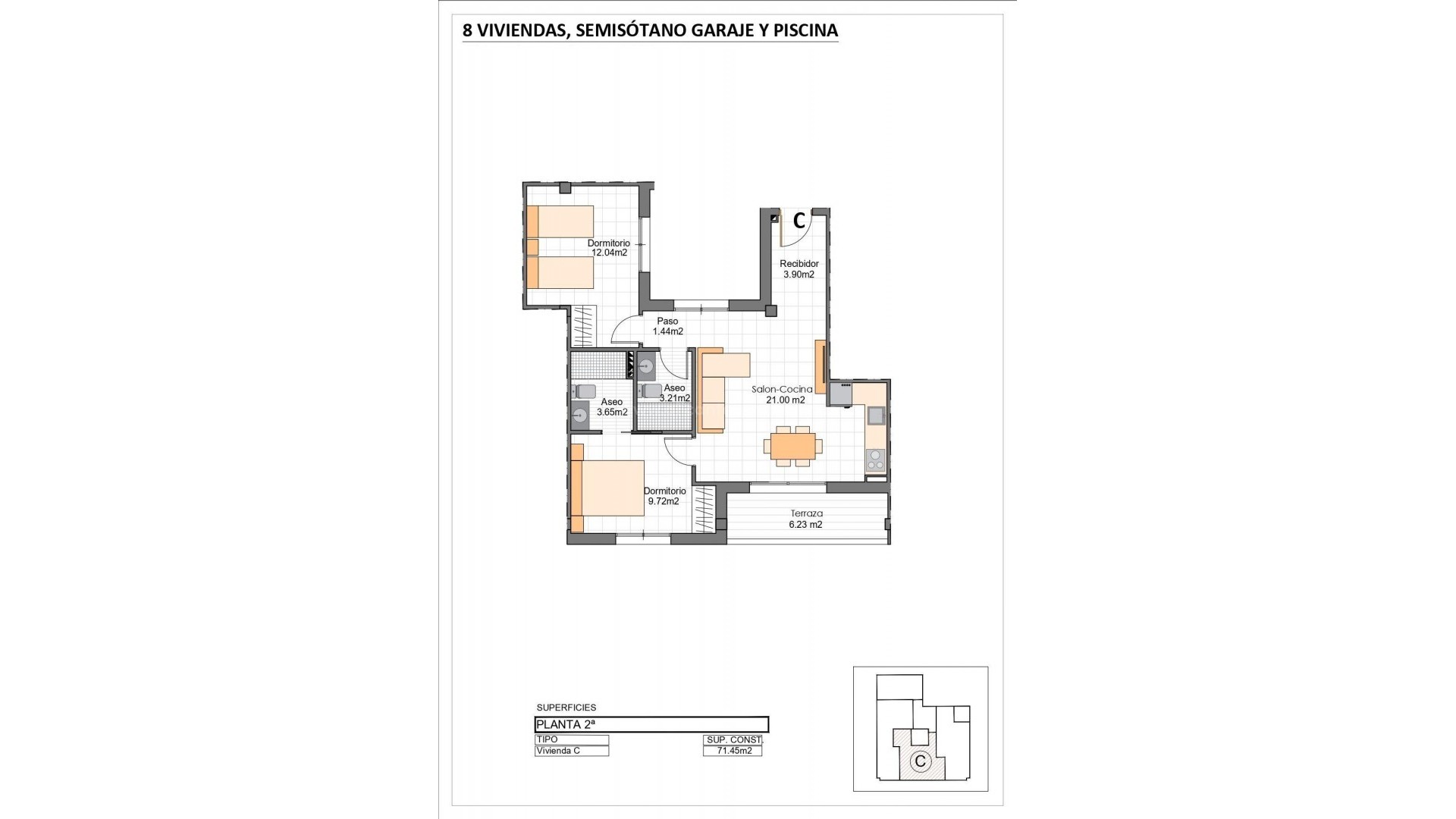 Apartment / flat in Lo Pagan