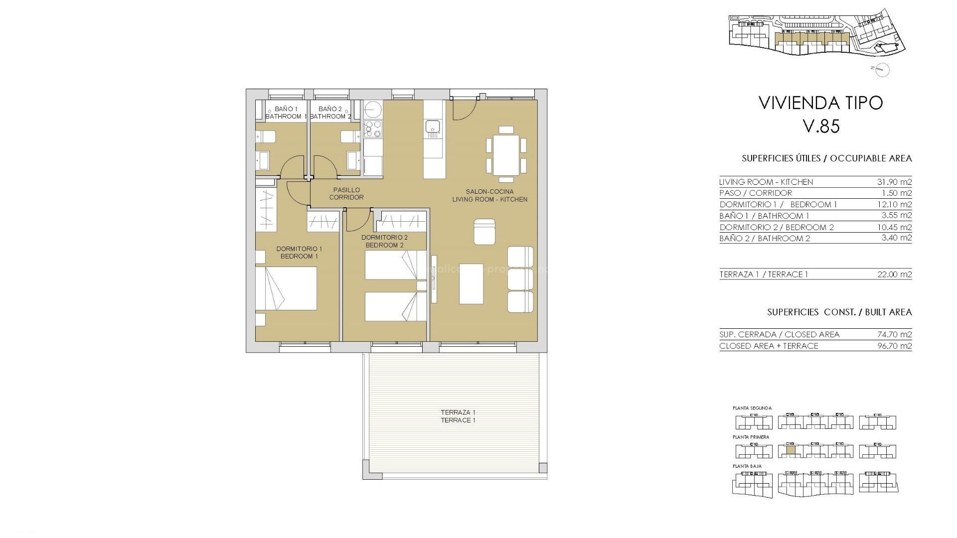 Apartment / flat in Lo Romero Golf