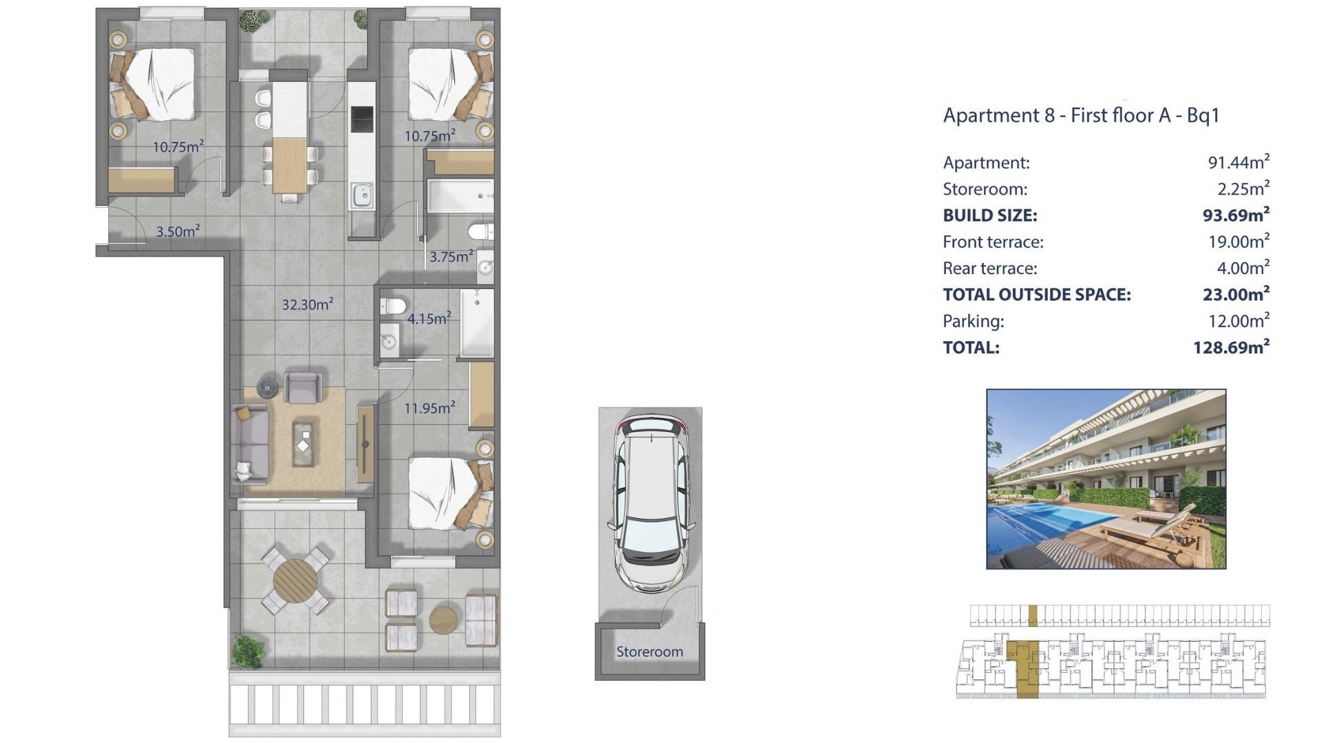 Apartment / flat in Los Narejos