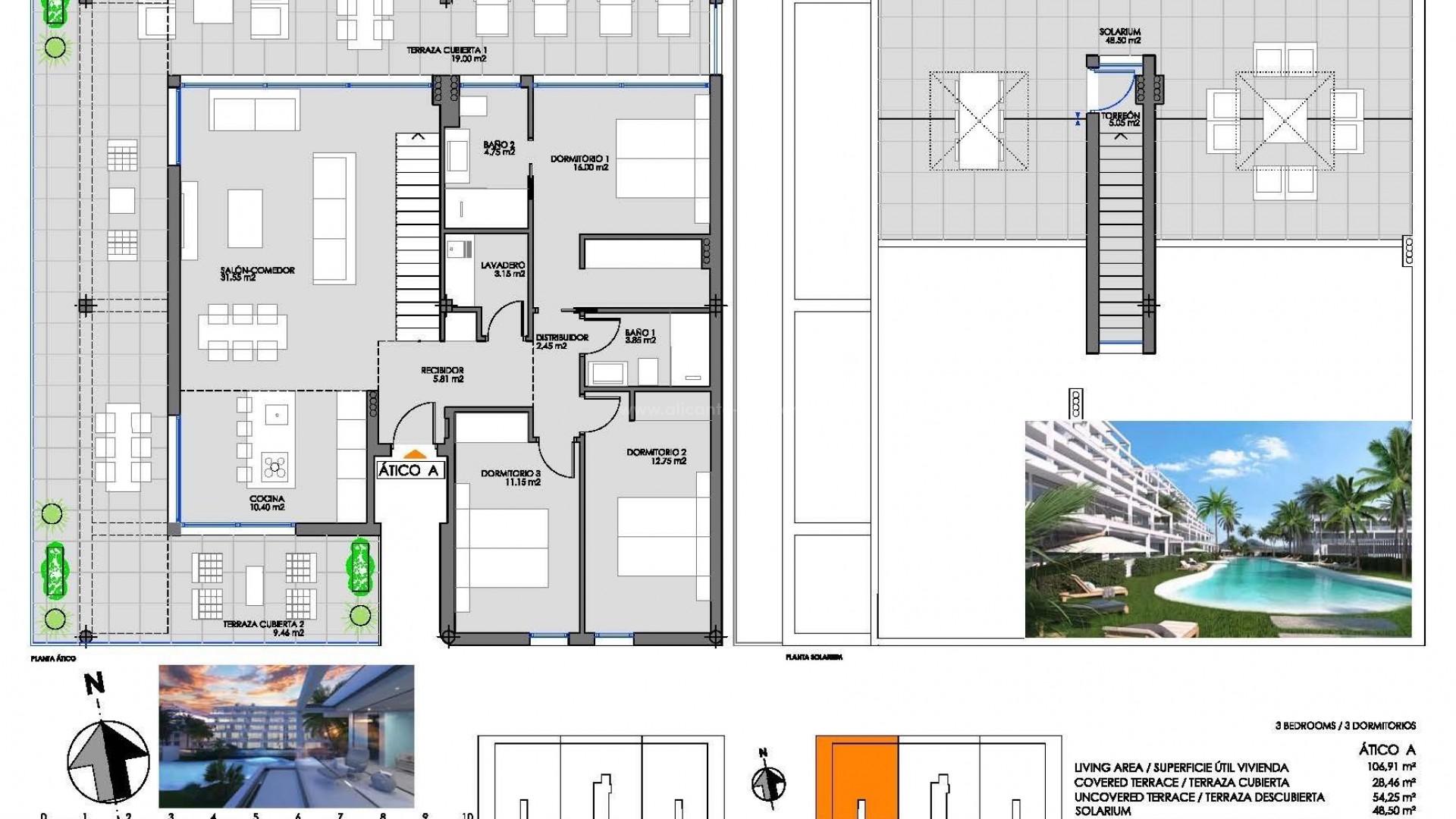 Apartment / flat in Mar de cristal